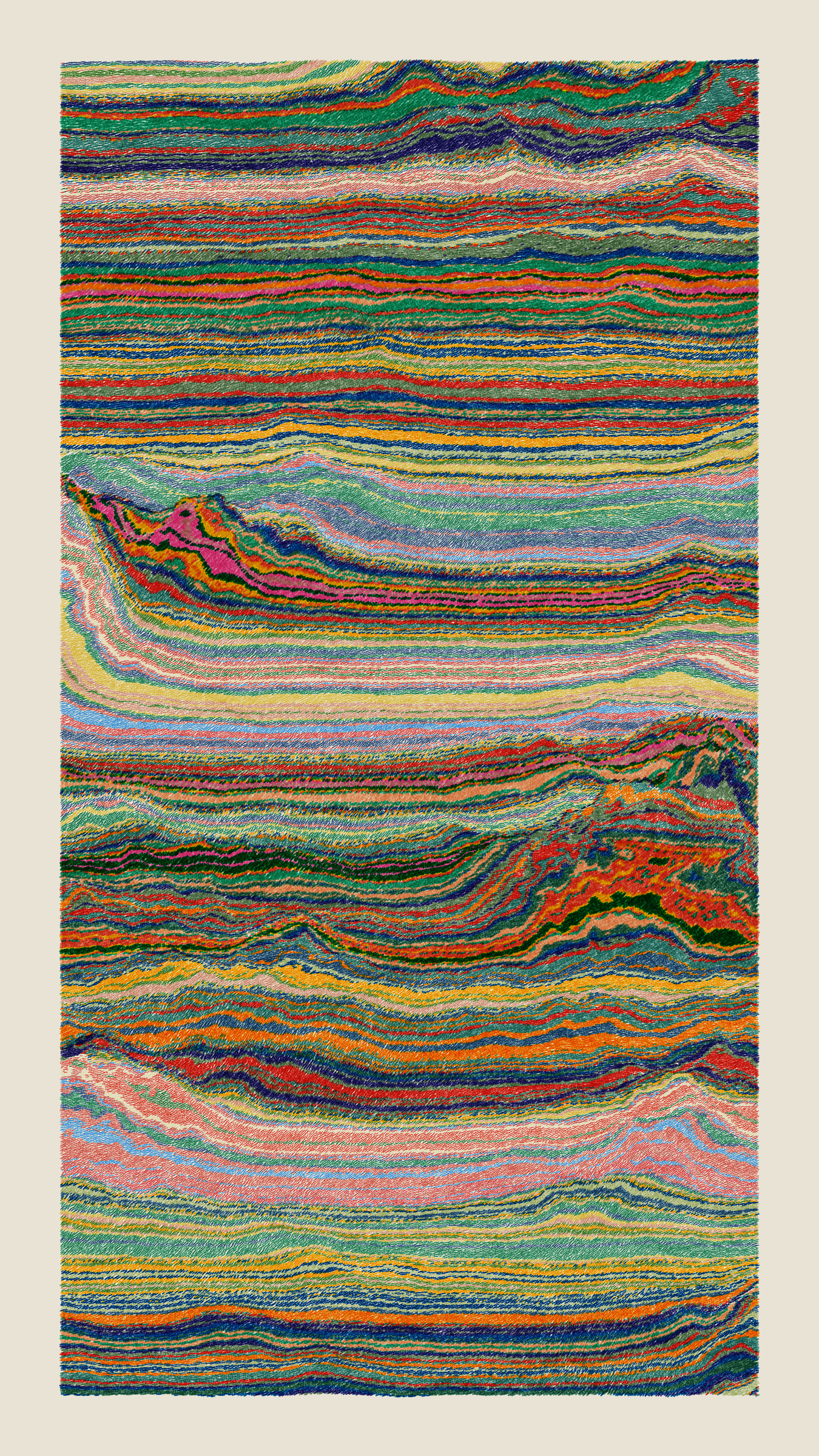 Art Blocks - Art Blocks v2 - Meridian #413 - NFT # 163000413