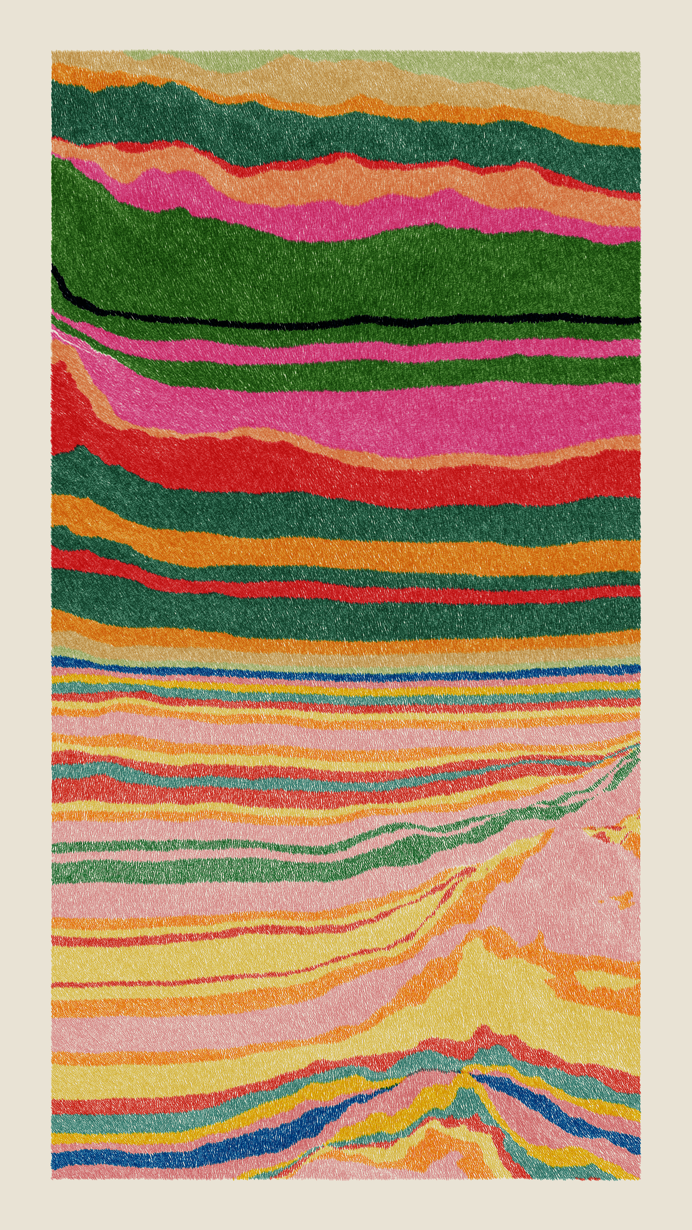 Art Blocks - Art Blocks v2 - Meridian #423 - NFT # 163000423