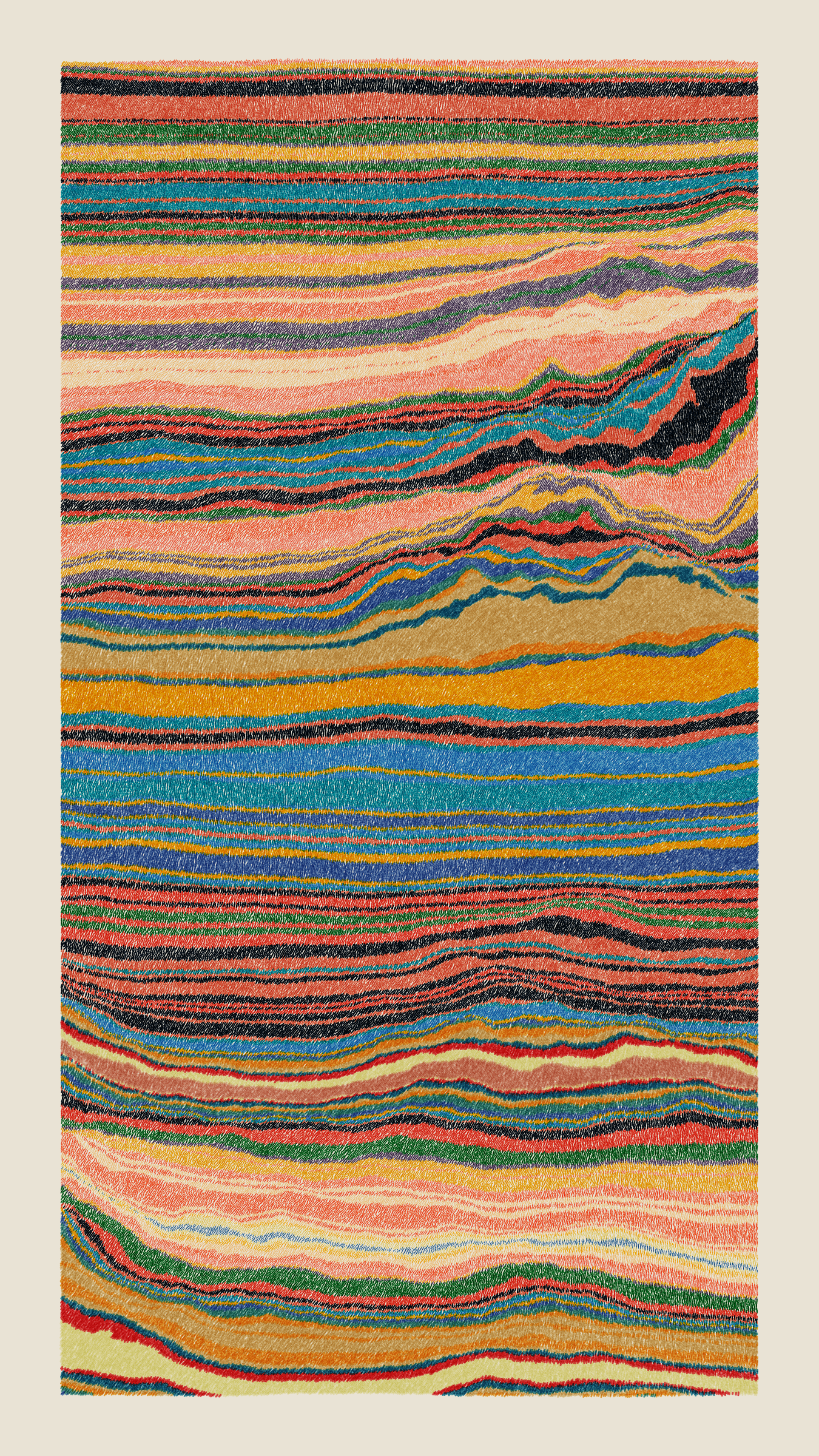 Art Blocks - Art Blocks v2 - Meridian #428 - NFT # 163000428