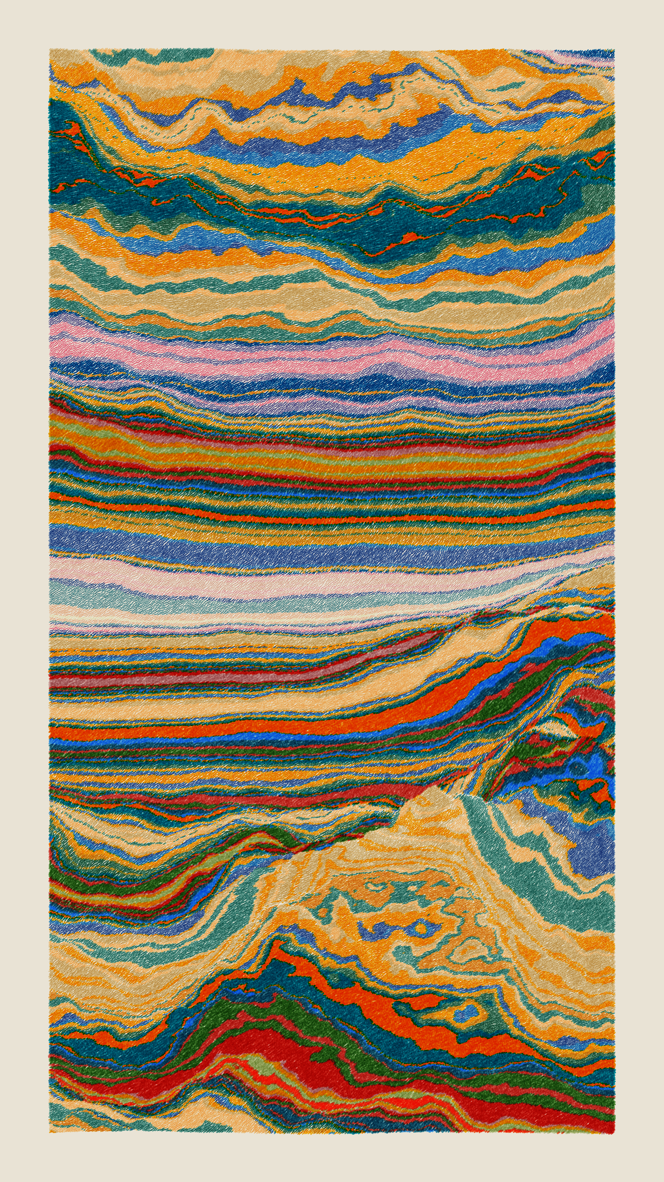 Art Blocks - Art Blocks v2 - Meridian #435 - NFT # 163000435