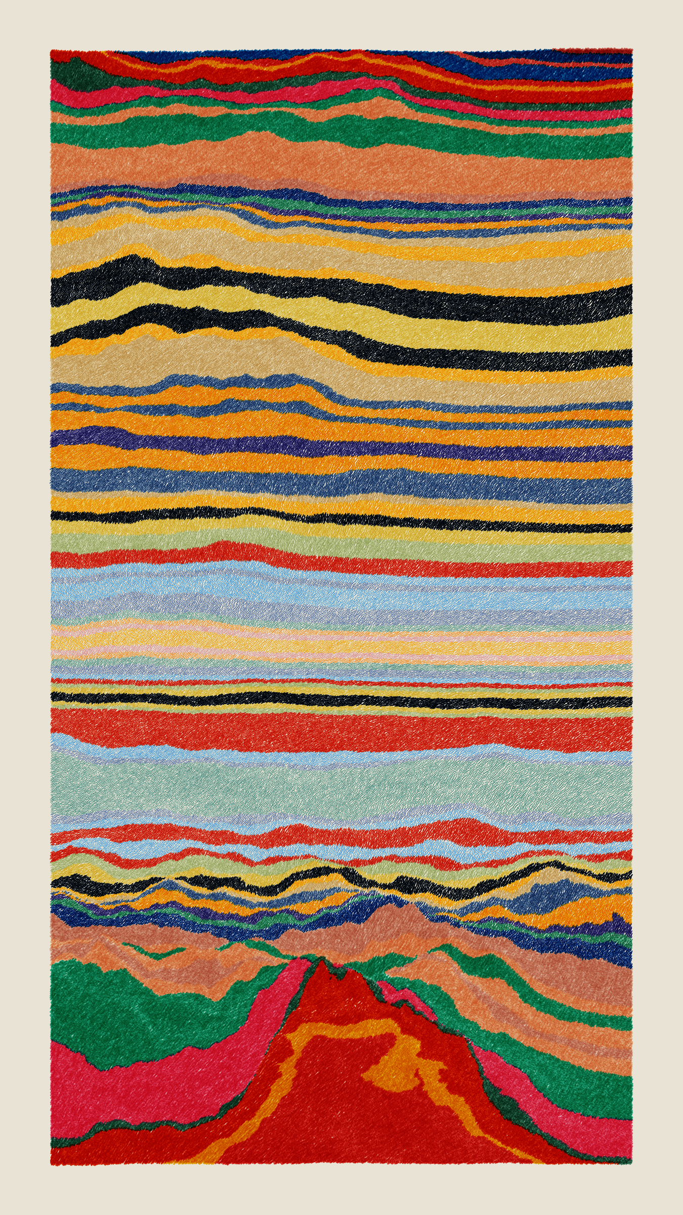 Art Blocks - Art Blocks v2 - Meridian #444 - NFT # 163000444