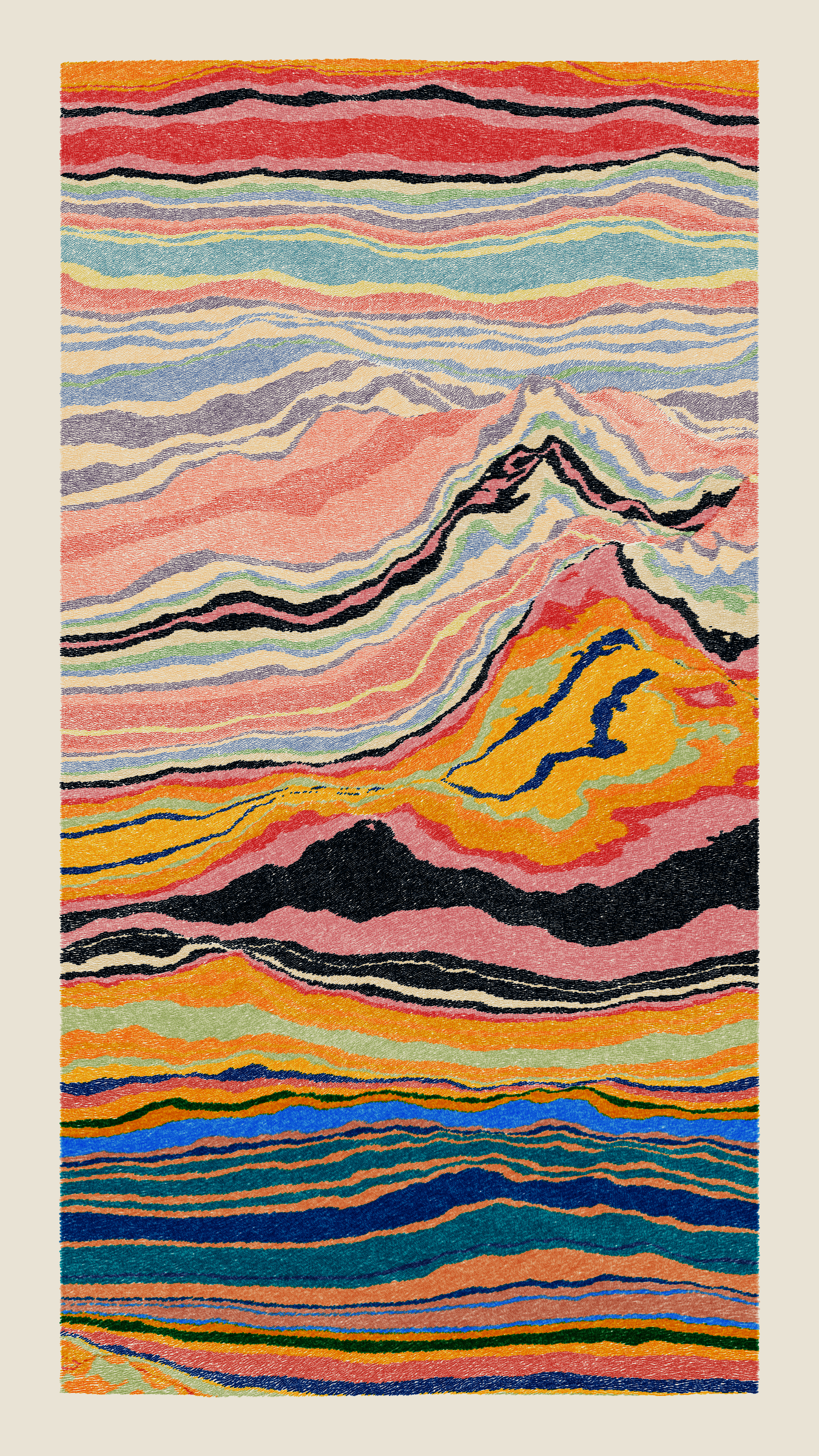 Art Blocks - Art Blocks v2 - Meridian #448 - NFT # 163000448