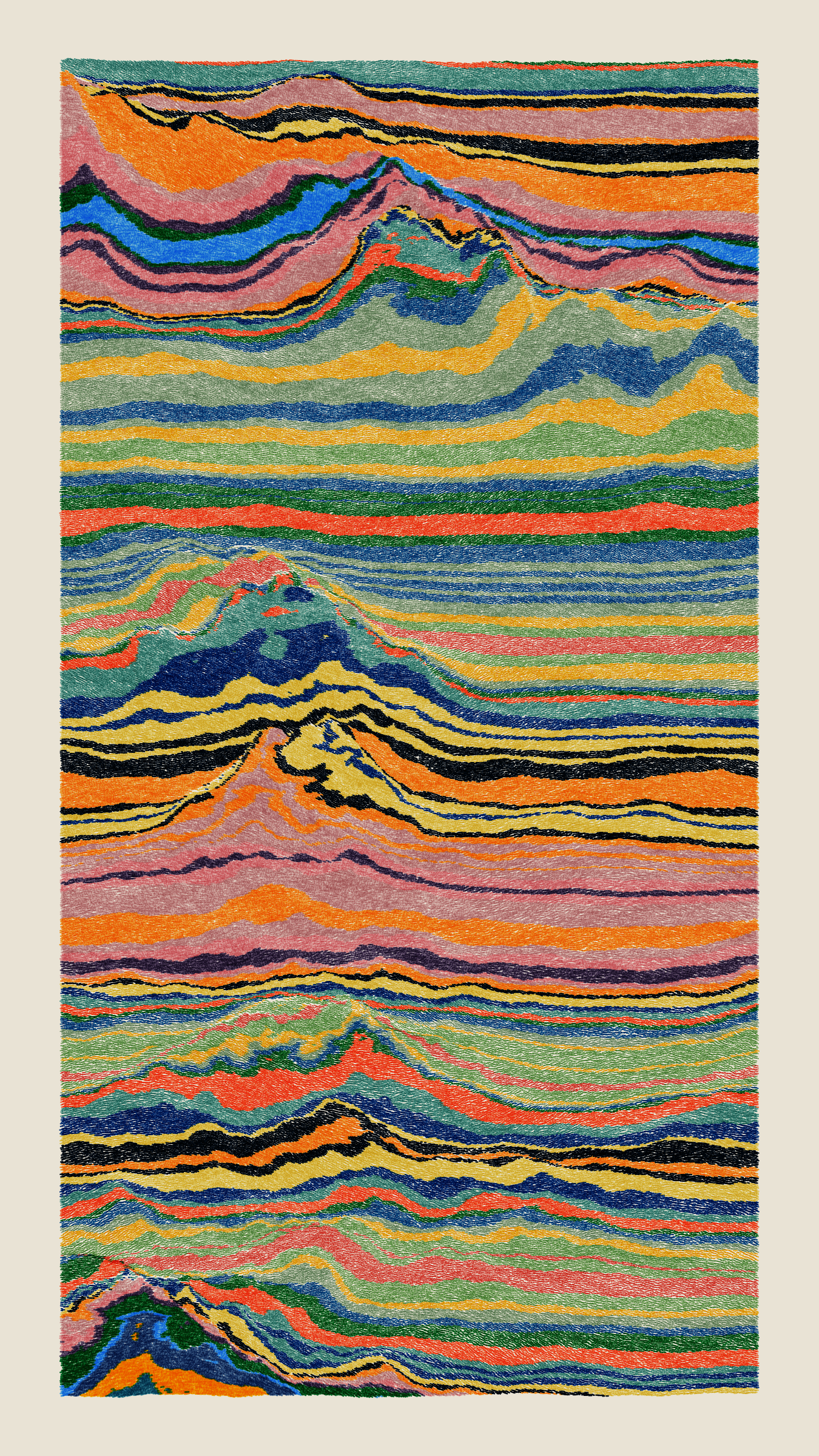 Art Blocks - Art Blocks v2 - Meridian #458 - NFT # 163000458