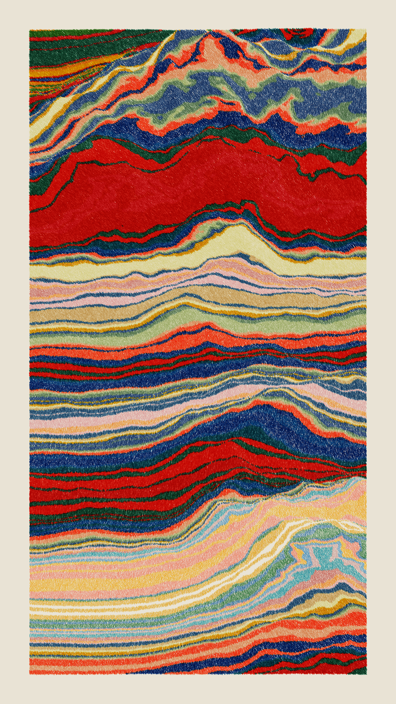 Art Blocks - Art Blocks v2 - Meridian #483 - NFT # 163000483