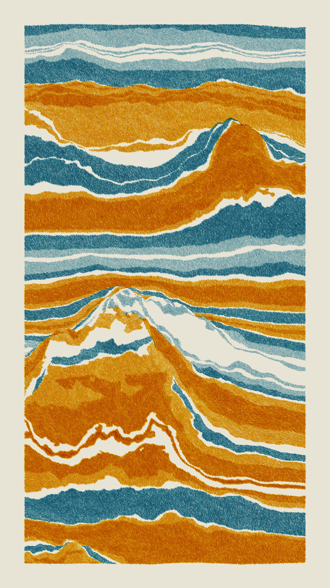 Art Blocks - Art Blocks v2 - Meridian #487 - NFT # 163000487