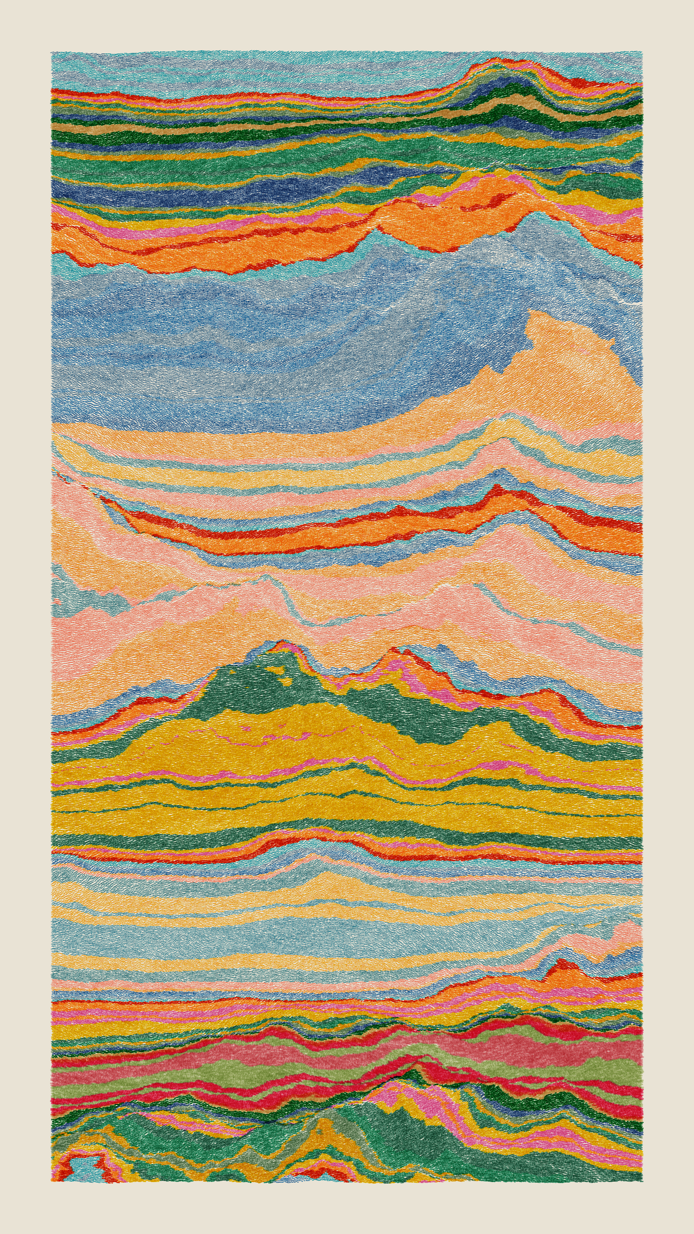 Art Blocks - Art Blocks v2 - Meridian #491 - NFT # 163000491