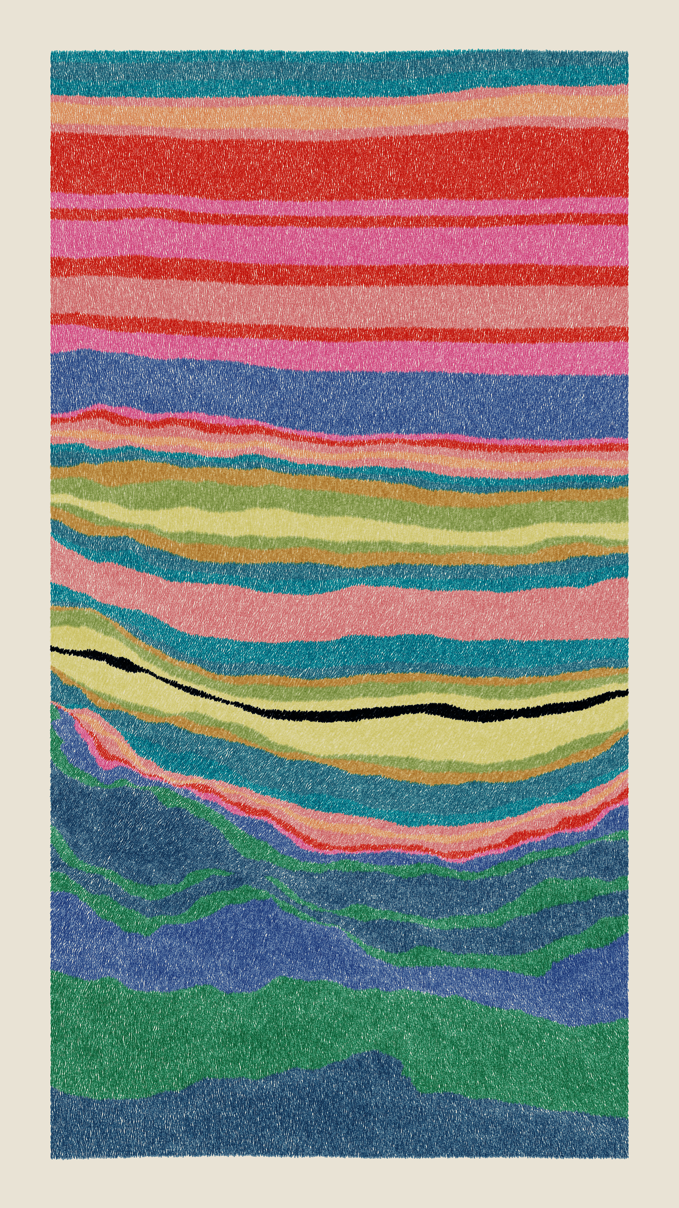 Art Blocks - Art Blocks v2 - Meridian #494 - NFT # 163000494