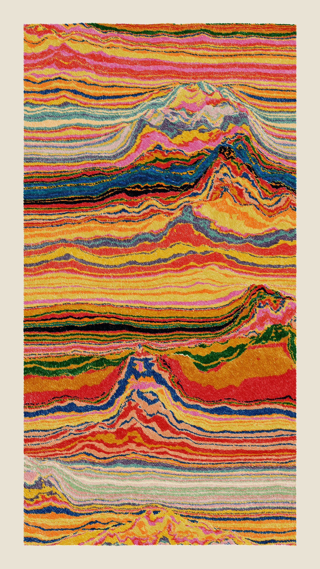 Art Blocks - Art Blocks v2 - Meridian #498 - NFT # 163000498