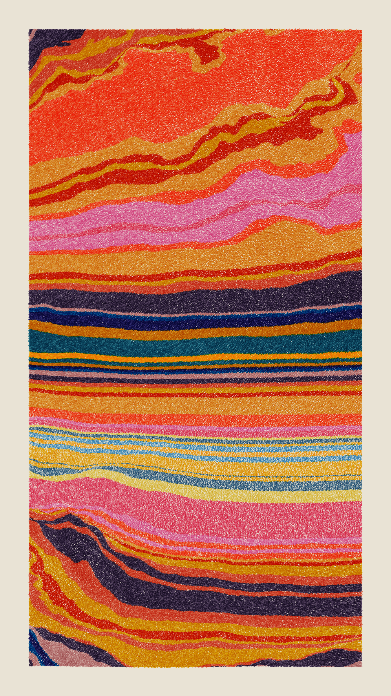 Art Blocks - Art Blocks v2 - Meridian #508 - NFT # 163000508