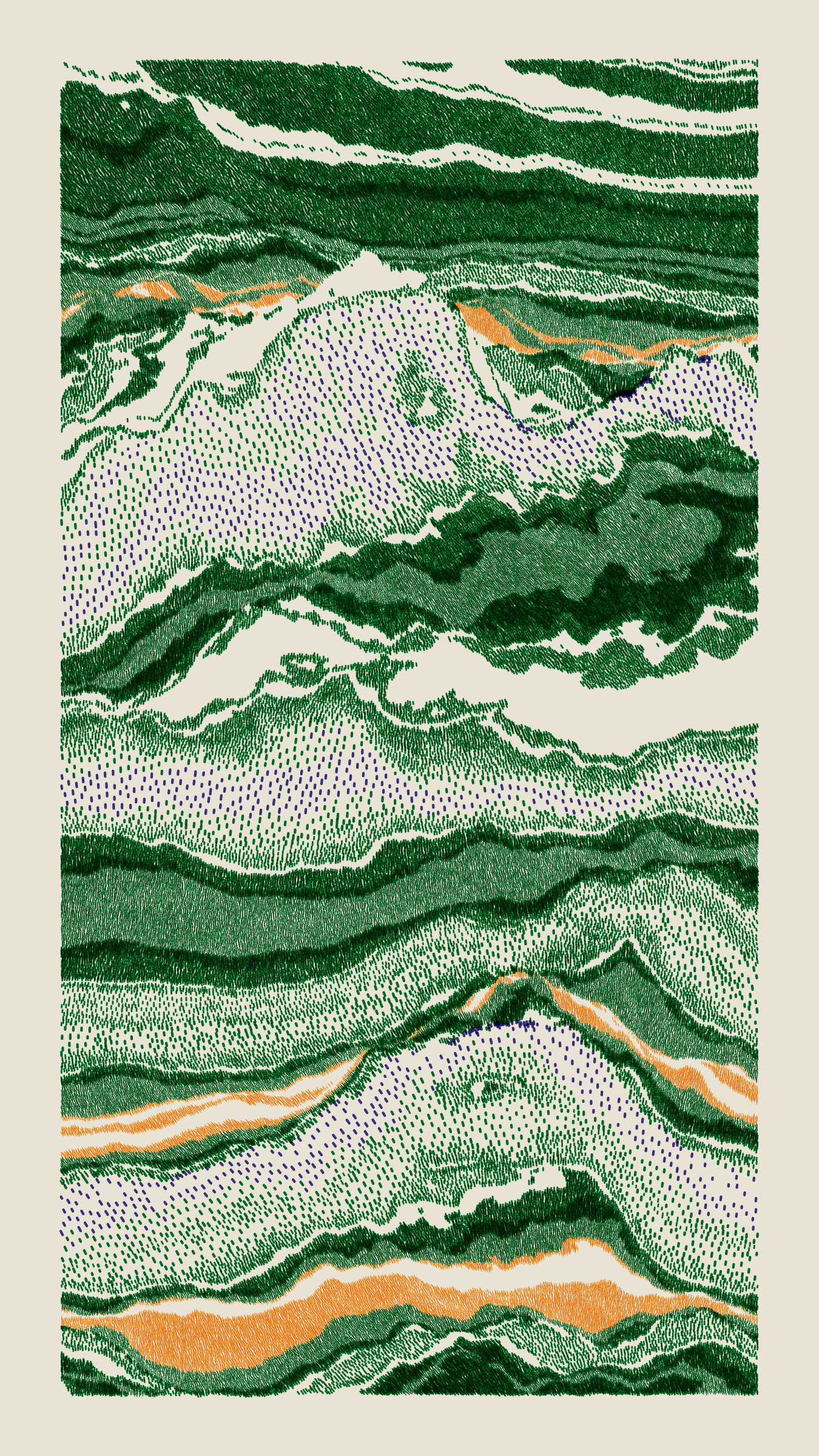 Art Blocks - Art Blocks v2 - Meridian #513 - NFT # 163000513