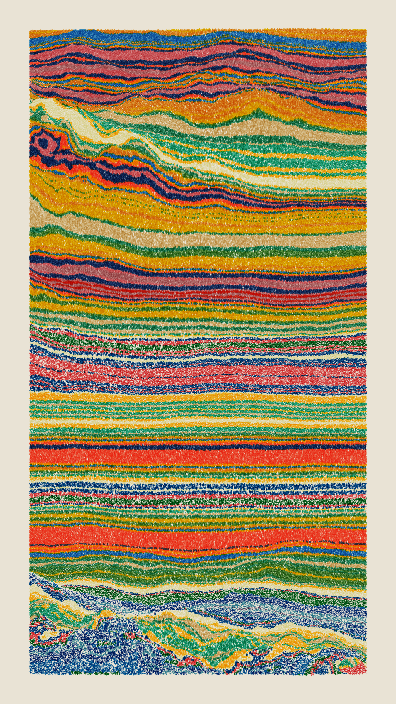 Art Blocks - Art Blocks v2 - Meridian #558 - NFT # 163000558