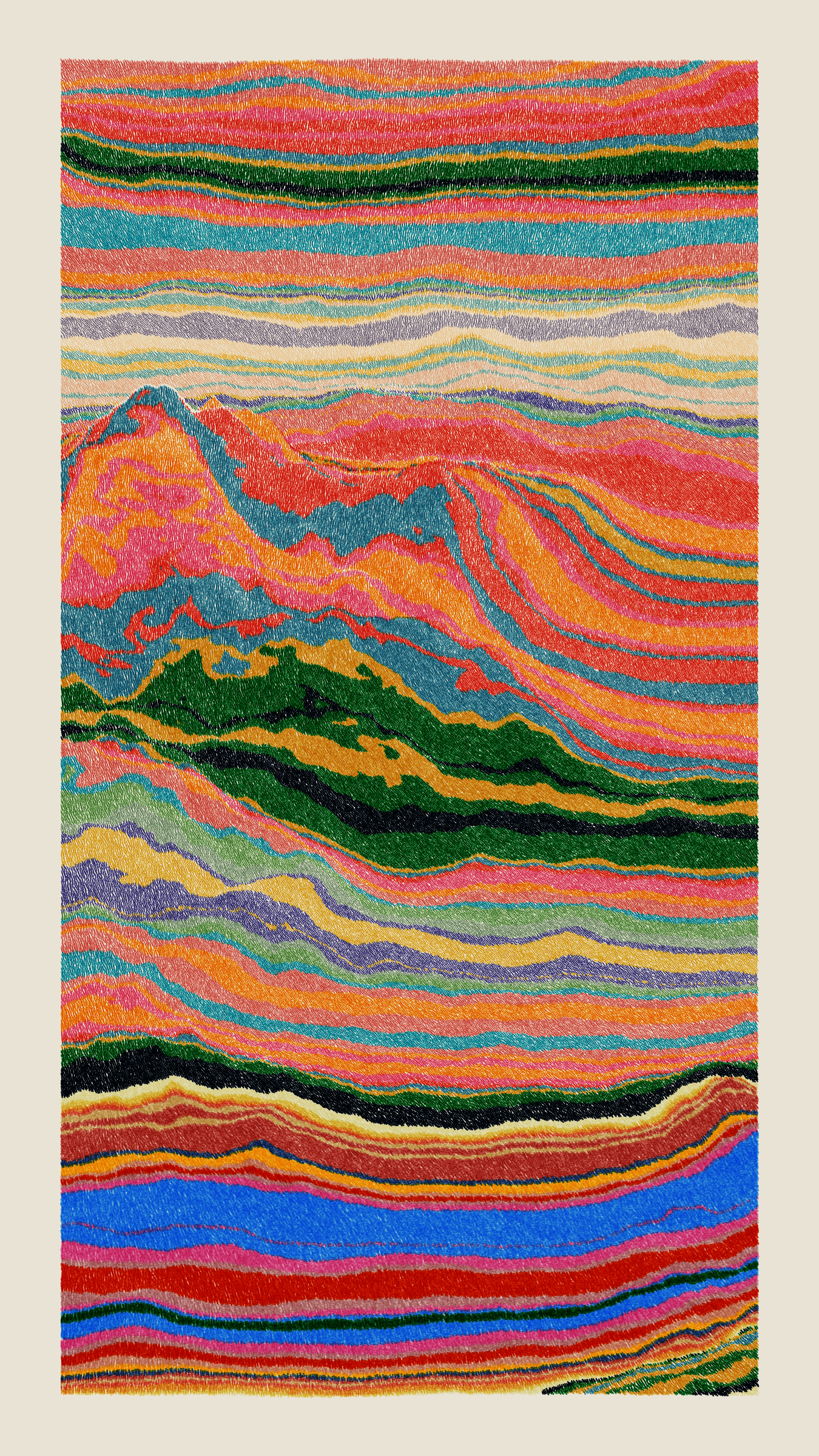 Art Blocks - Art Blocks v2 - Meridian #560 - NFT # 163000560