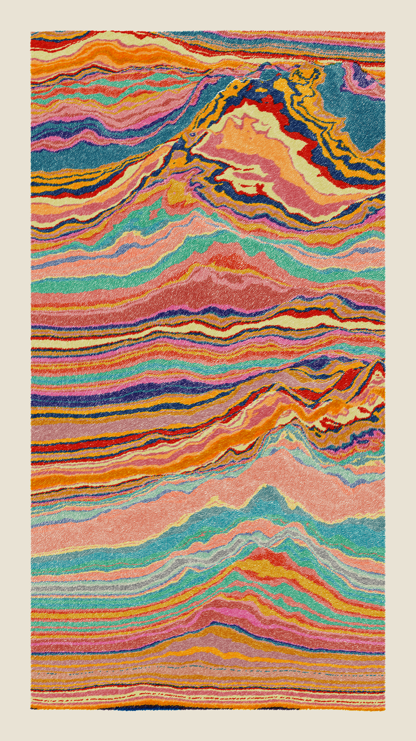 Art Blocks - Art Blocks v2 - Meridian #569 - NFT # 163000569