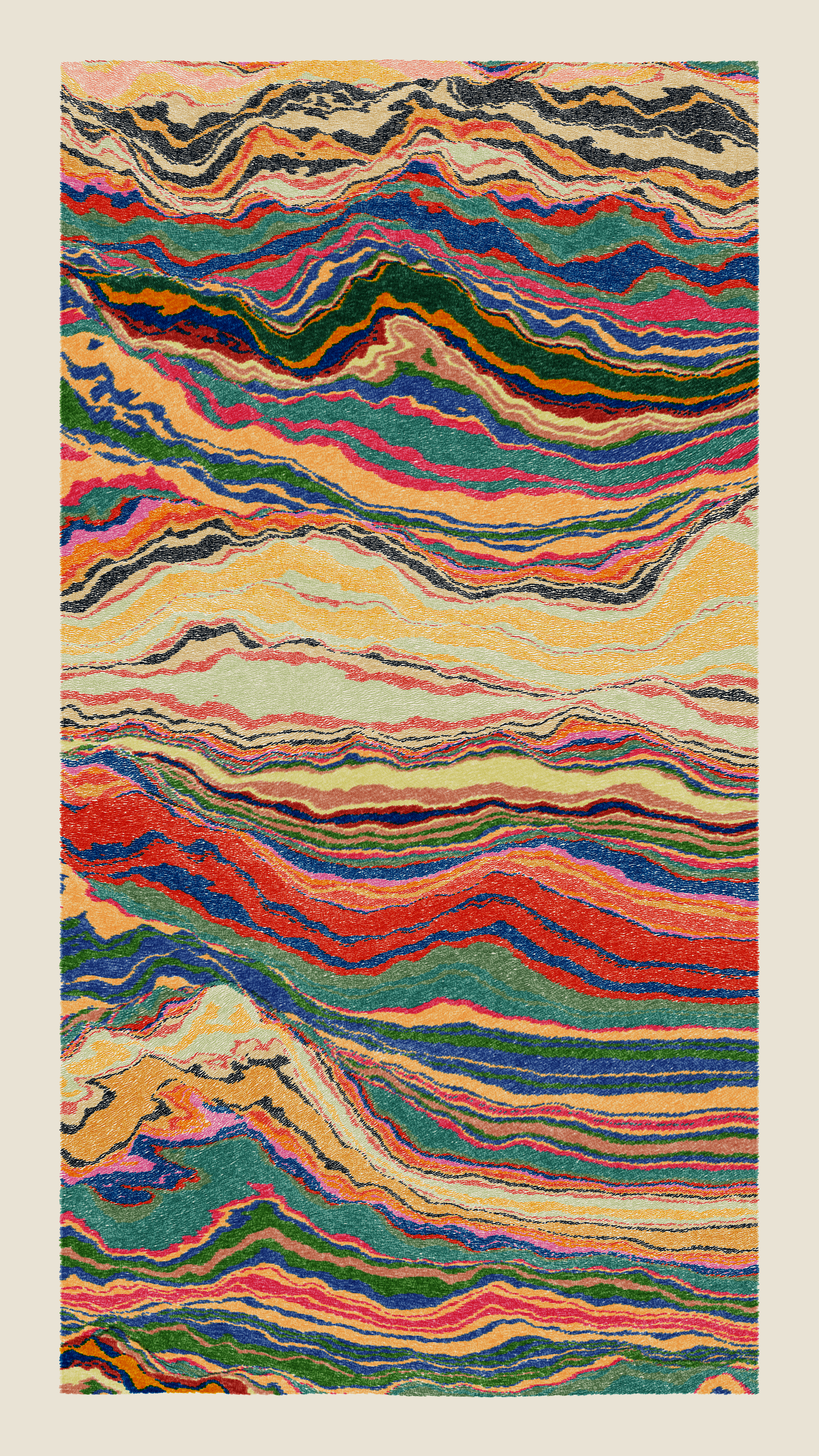 Art Blocks - Art Blocks v2 - Meridian #572 - NFT # 163000572