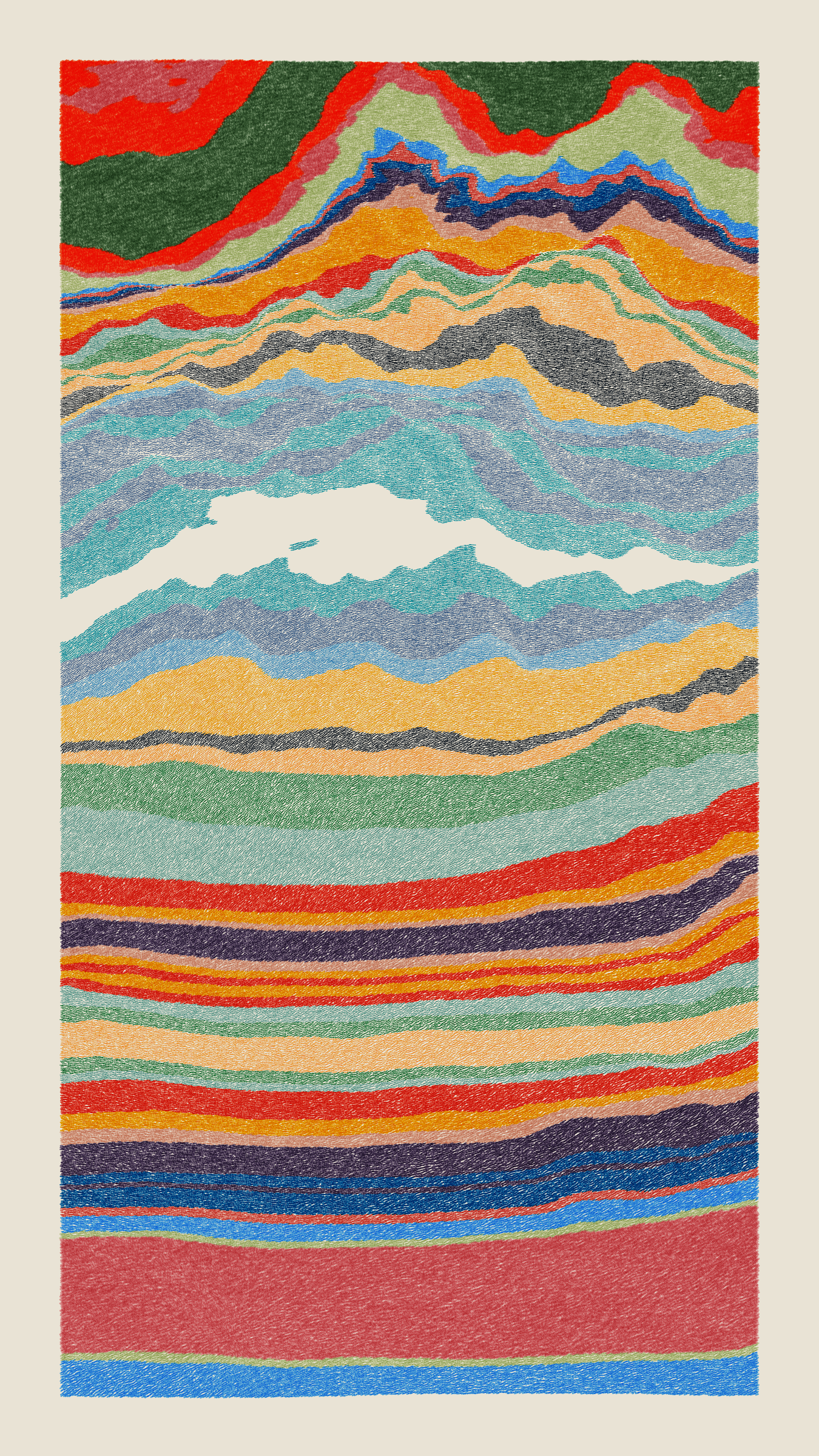 Art Blocks - Art Blocks v2 - Meridian #577 - NFT # 163000577