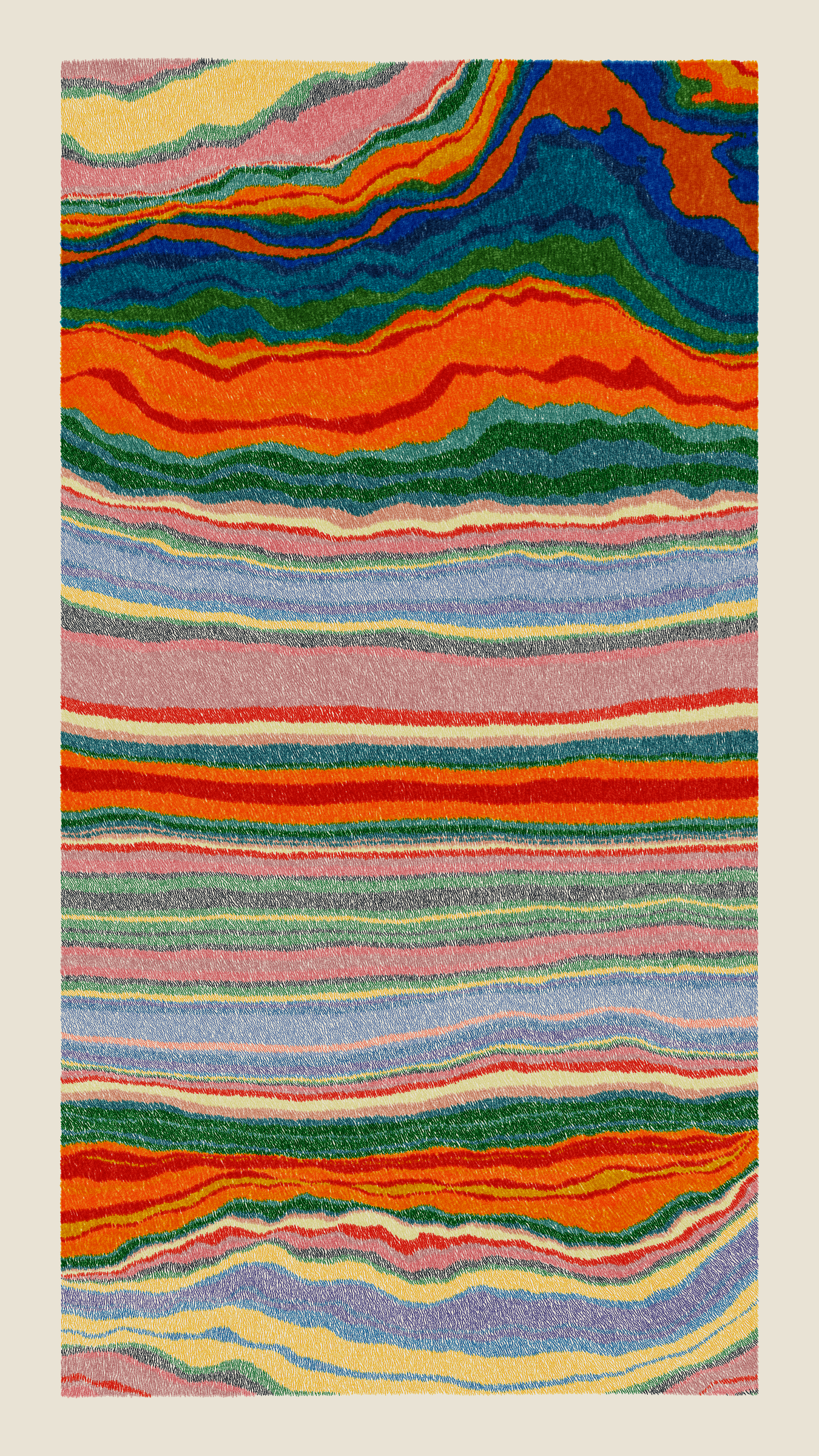 Art Blocks - Art Blocks v2 - Meridian #586 - NFT # 163000586