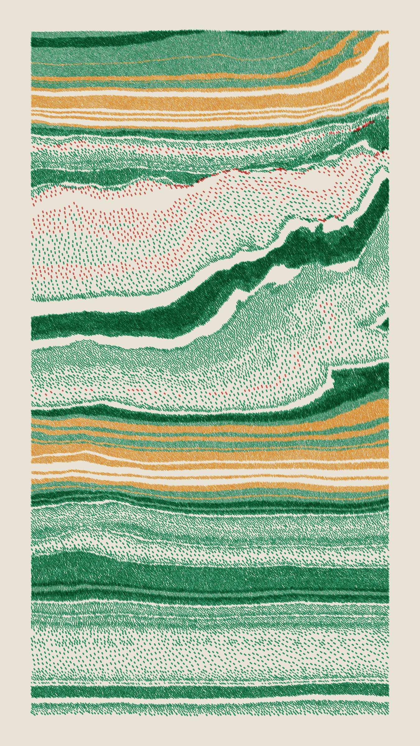 Art Blocks - Art Blocks v2 - Meridian #588 - NFT # 163000588