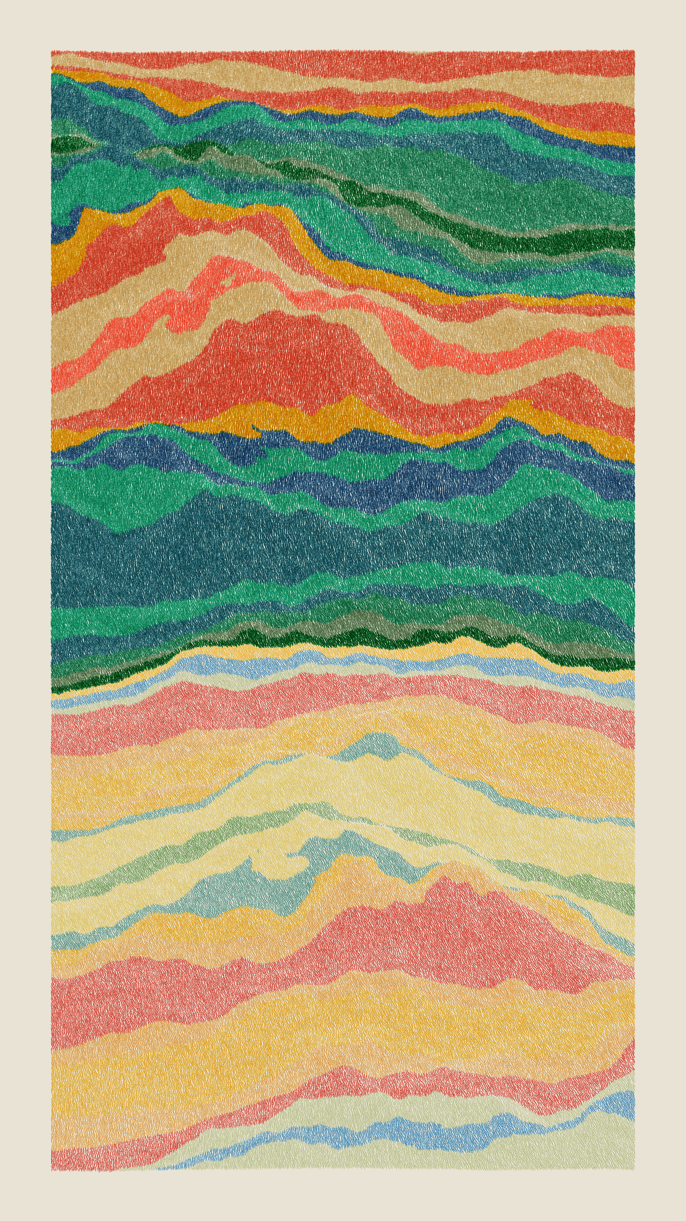 Art Blocks - Art Blocks v2 - Meridian #592 - NFT # 163000592