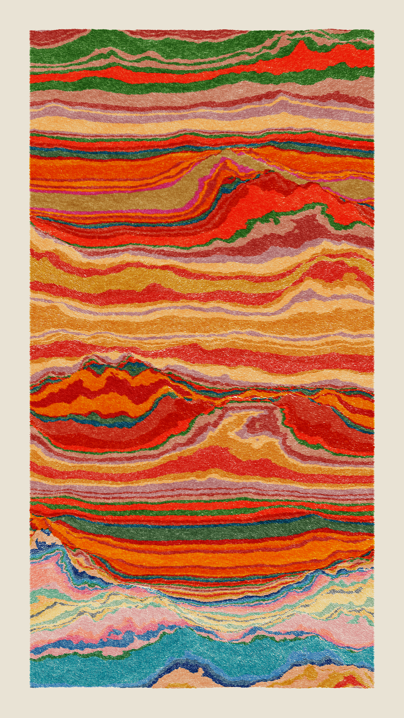 Art Blocks - Art Blocks v2 - Meridian #596 - NFT # 163000596