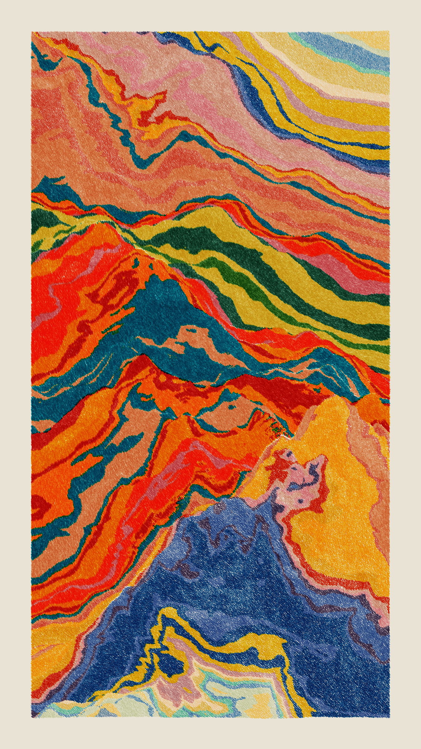 Art Blocks - Art Blocks v2 - Meridian #604 - NFT # 163000604