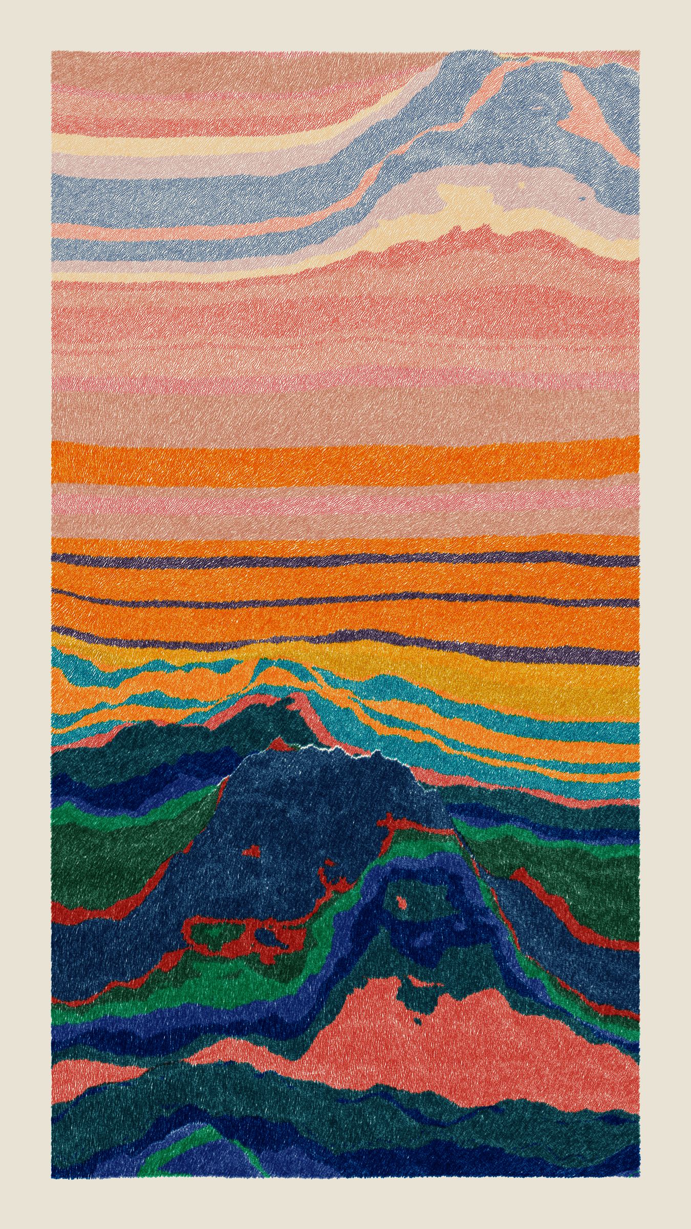 Art Blocks - Art Blocks v2 - Meridian #614 - NFT # 163000614