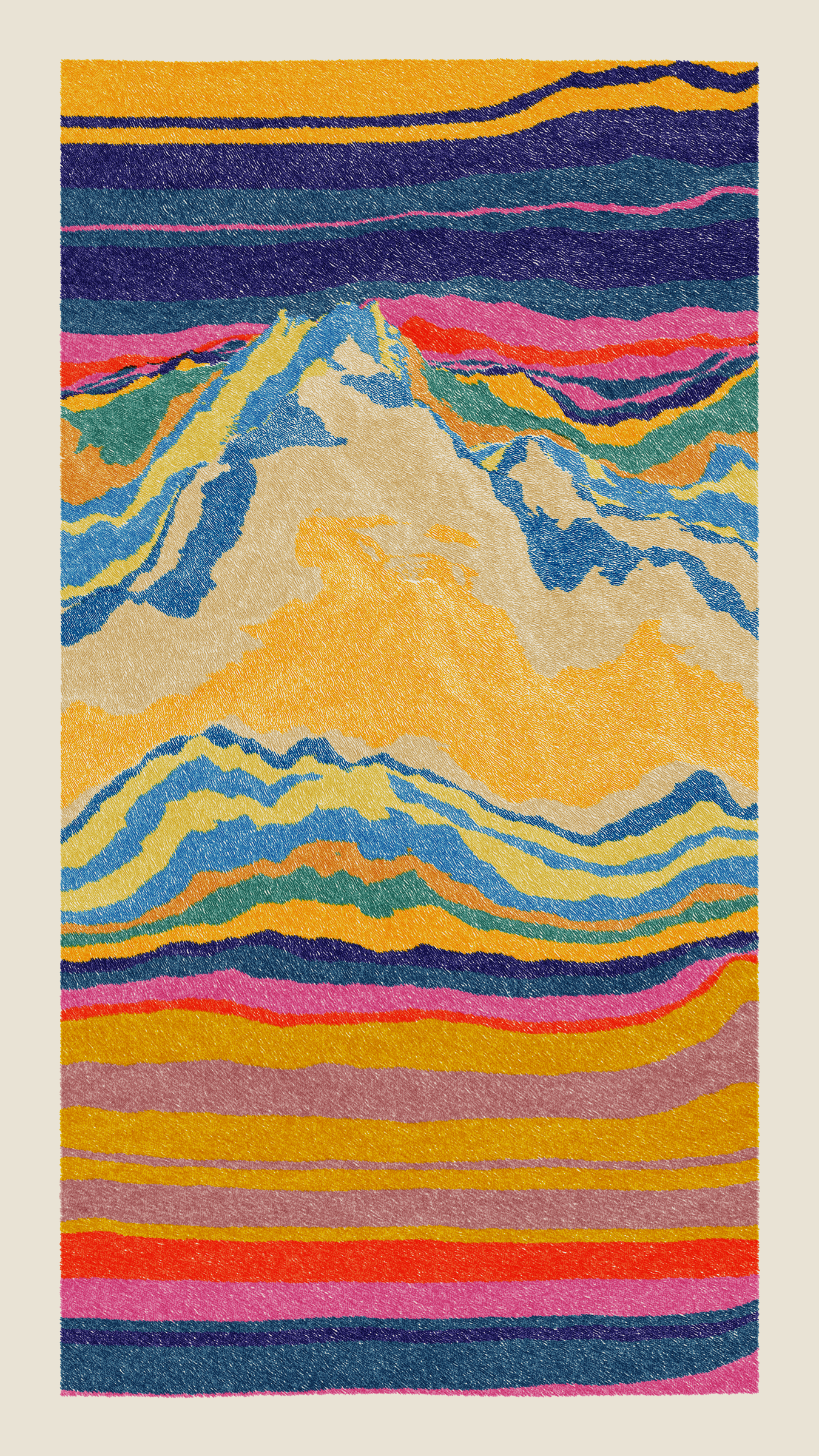 Art Blocks - Art Blocks v2 - Meridian #627 - NFT # 163000627