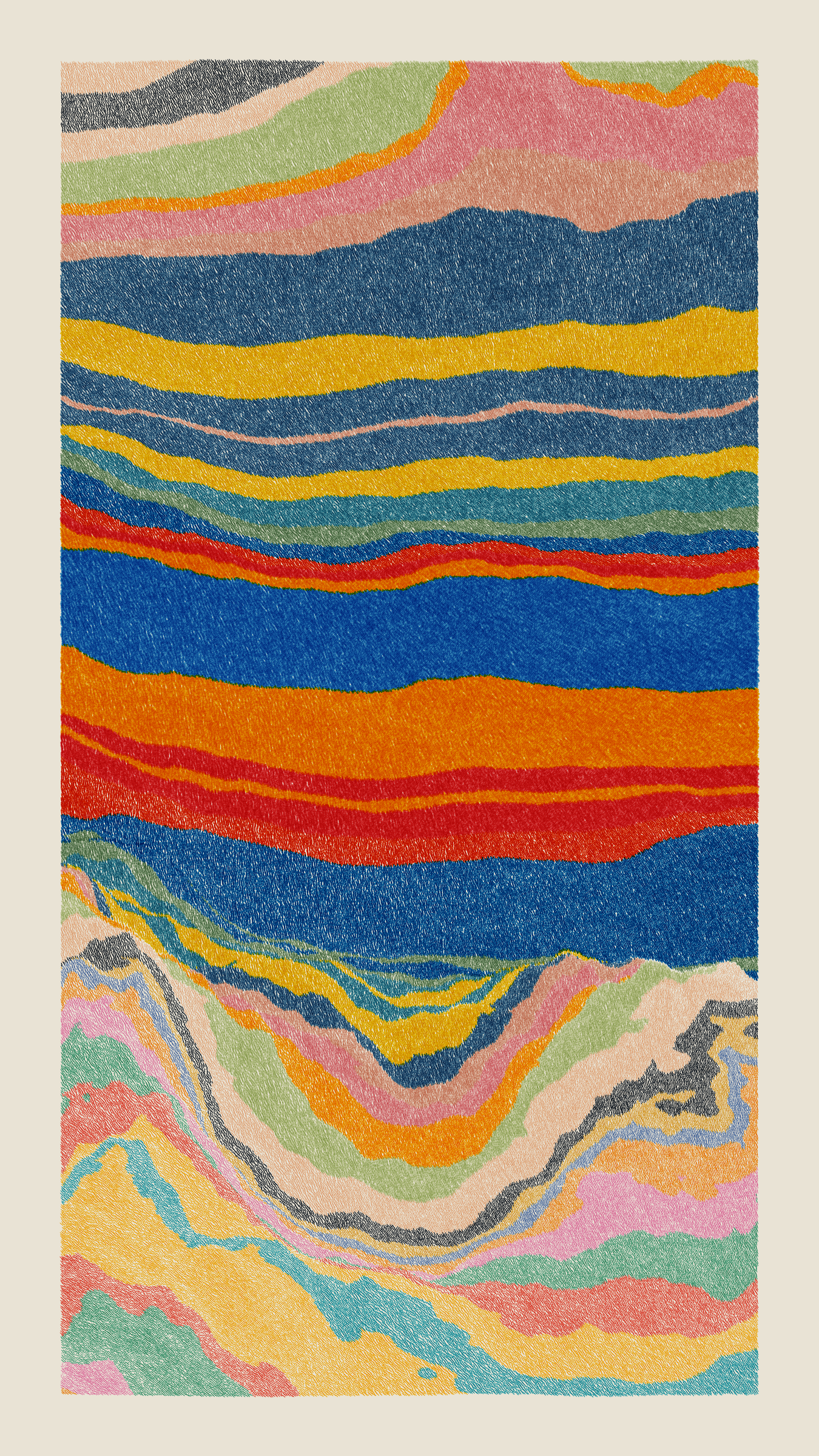 Art Blocks - Art Blocks v2 - Meridian #637 - NFT # 163000637