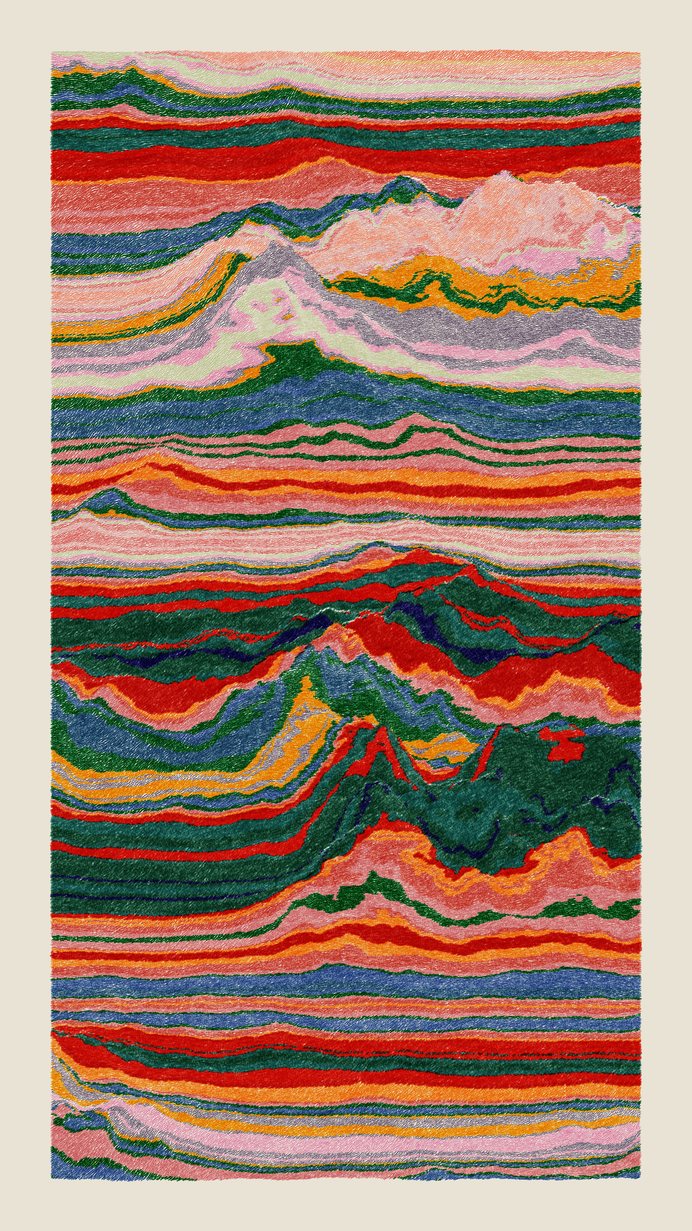 Art Blocks - Art Blocks v2 - Meridian #659 - NFT # 163000659