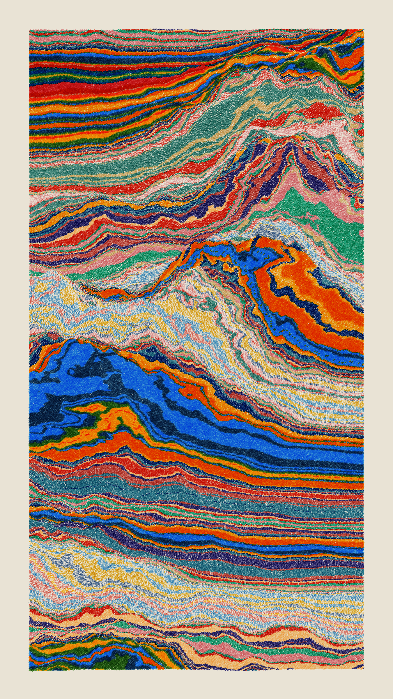 Art Blocks - Art Blocks v2 - Meridian #661 - NFT # 163000661