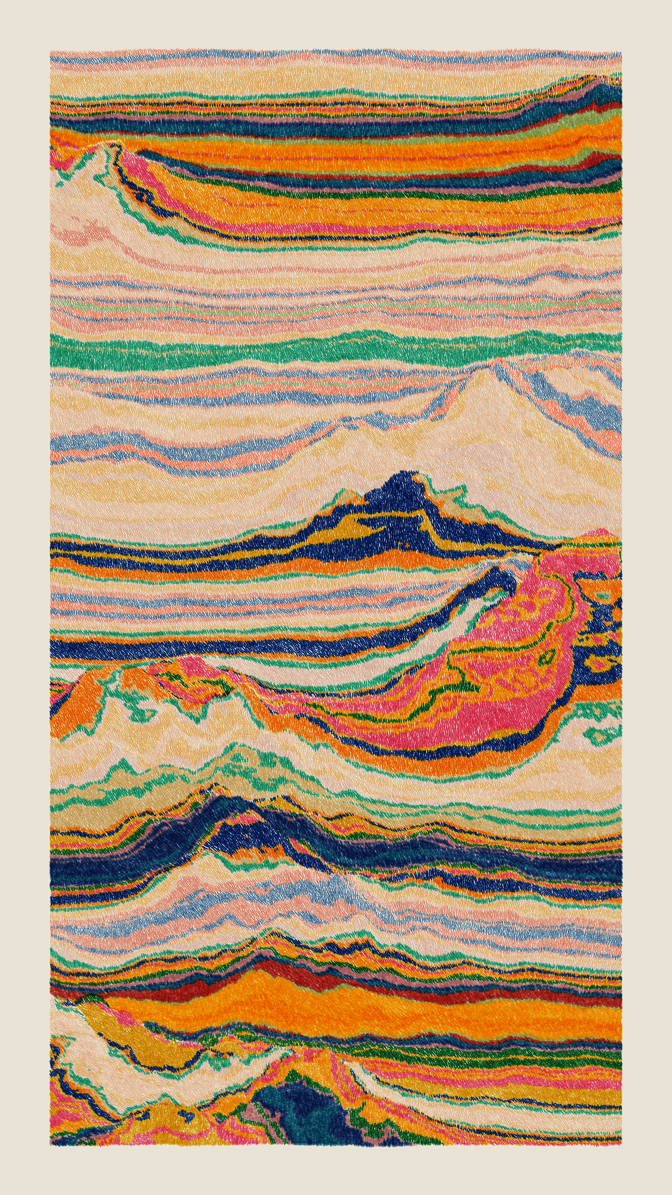 Art Blocks - Art Blocks v2 - Meridian #670 - NFT # 163000670