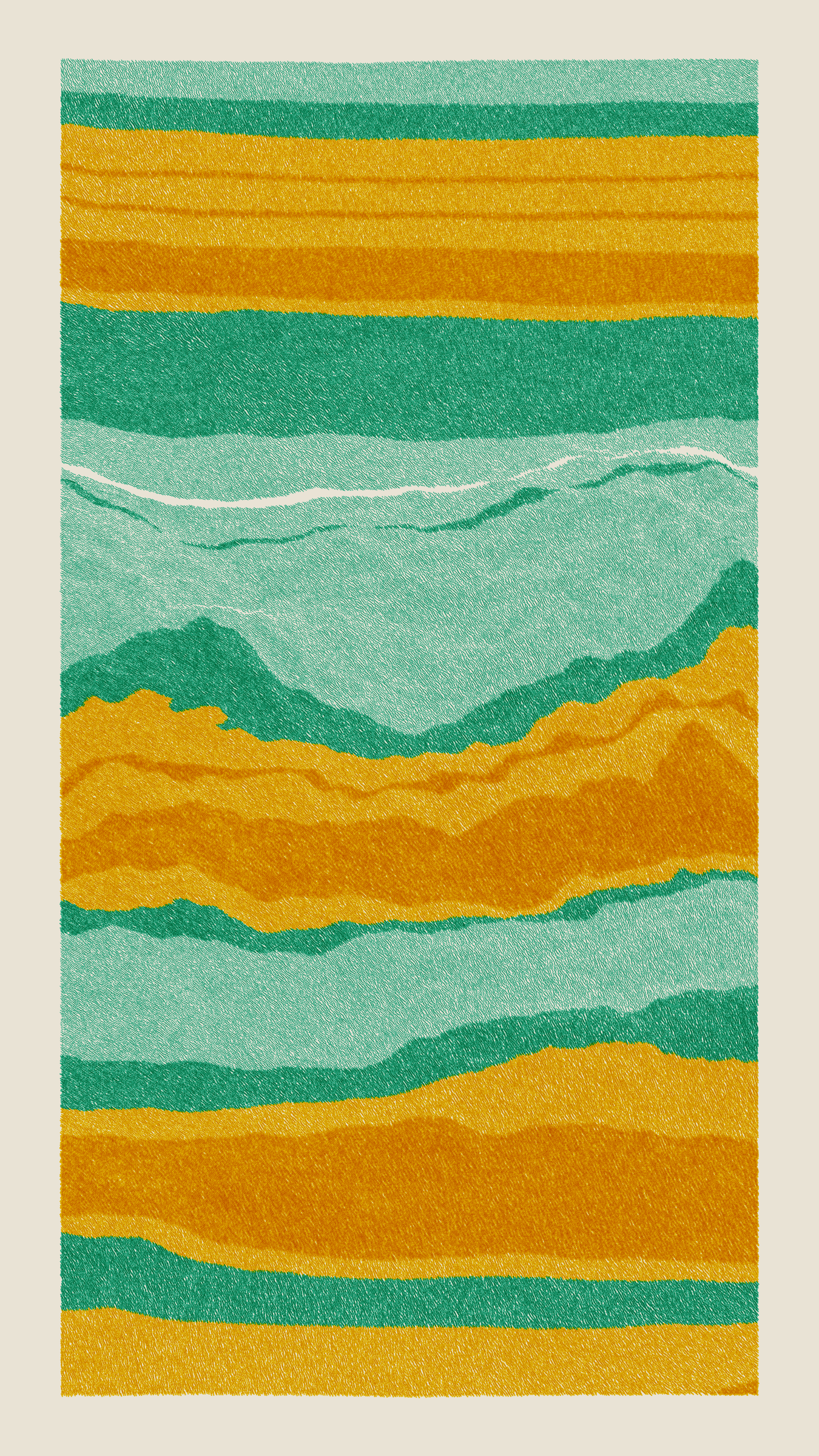 Art Blocks - Art Blocks v2 - Meridian #672 - NFT # 163000672