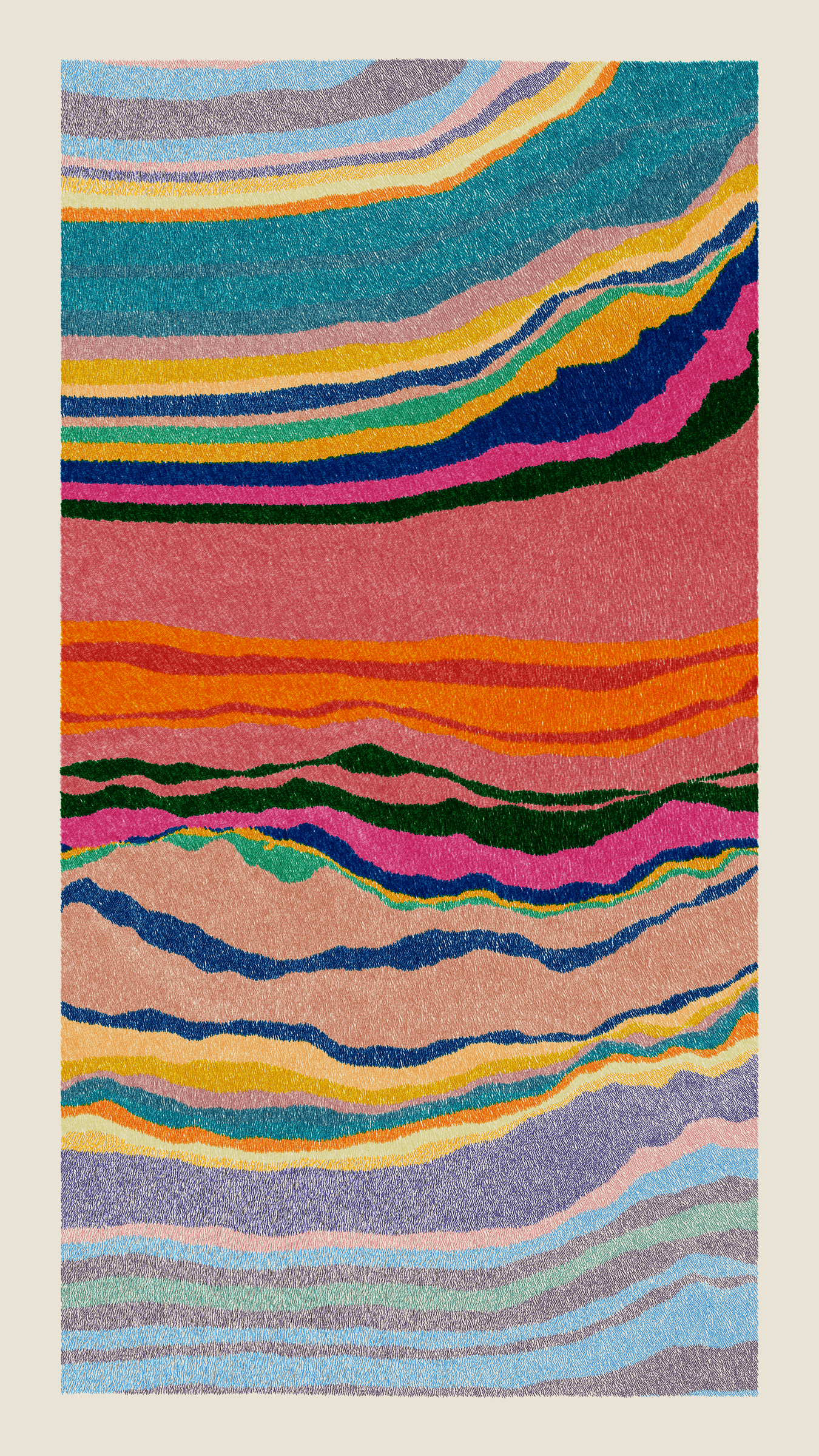 Art Blocks - Art Blocks v2 - Meridian #681 - NFT # 163000681