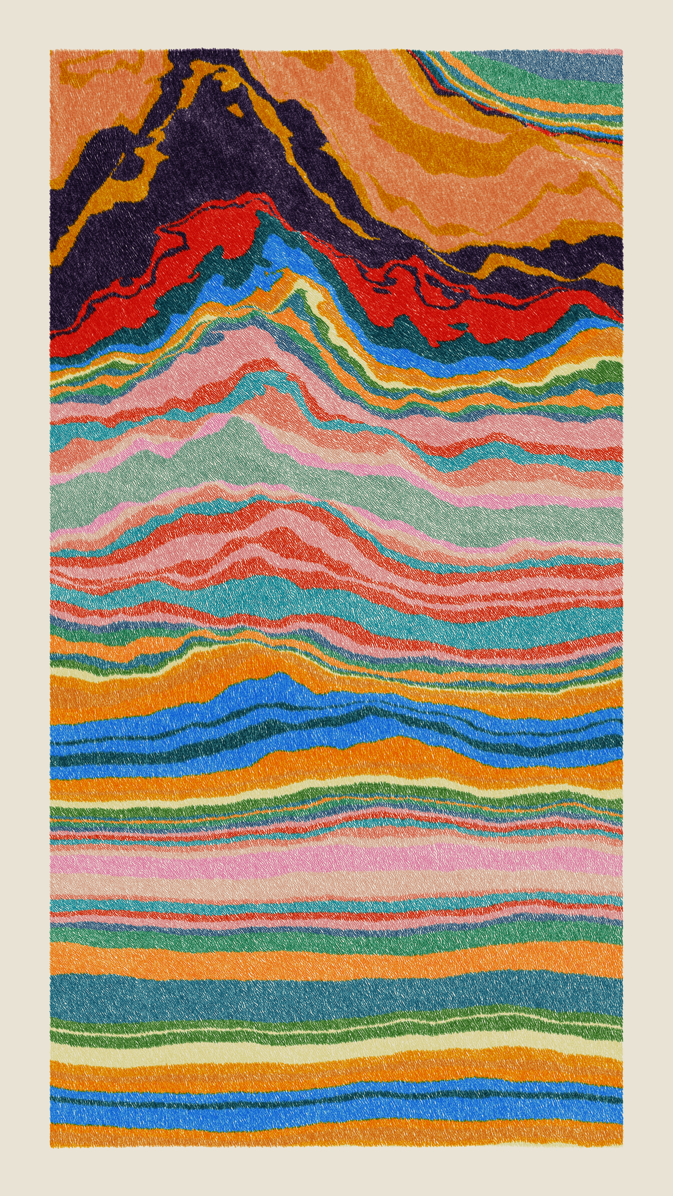 Art Blocks - Art Blocks v2 - Meridian #682 - NFT # 163000682