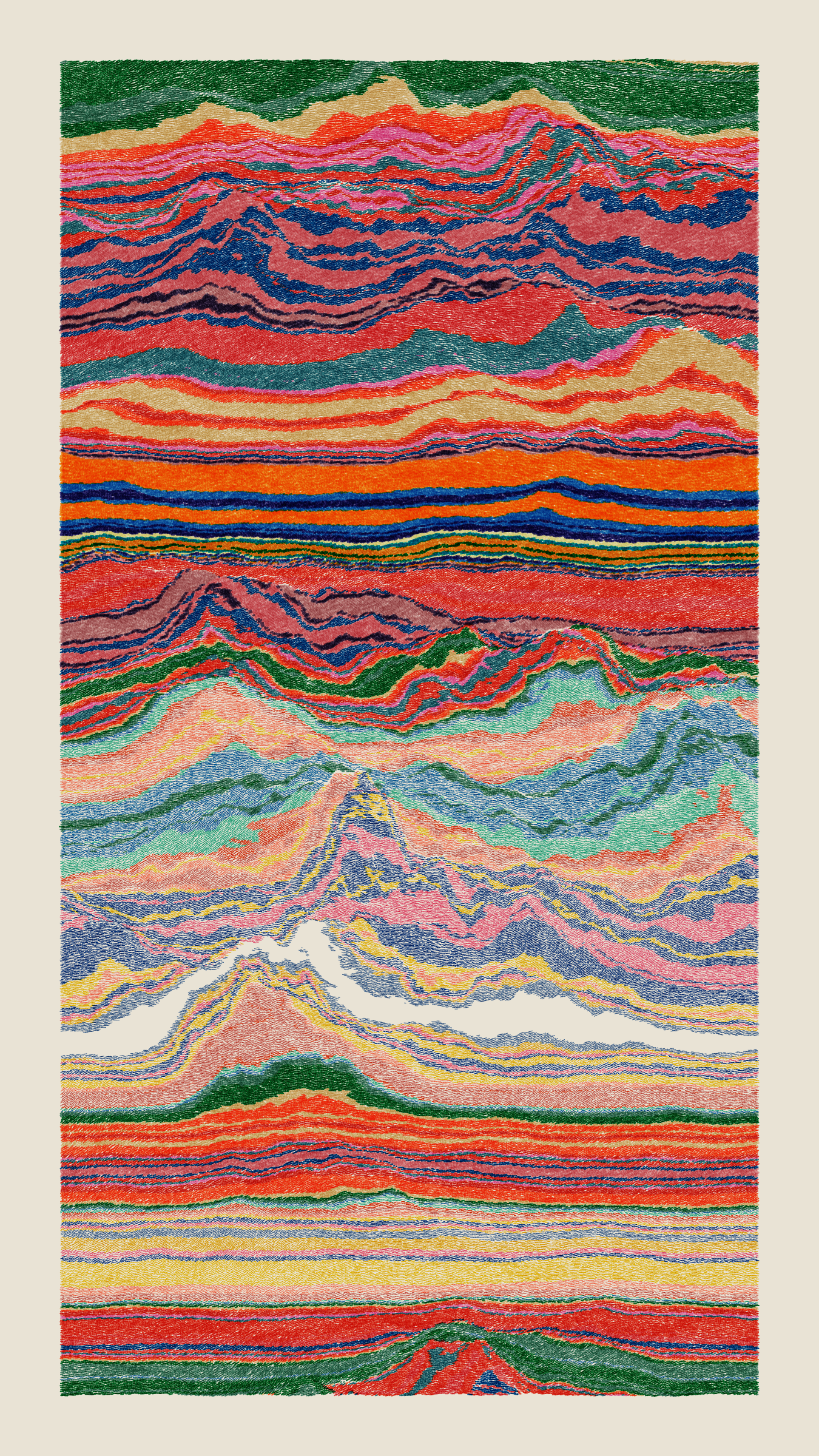 Art Blocks - Art Blocks v2 - Meridian #683 - NFT # 163000683