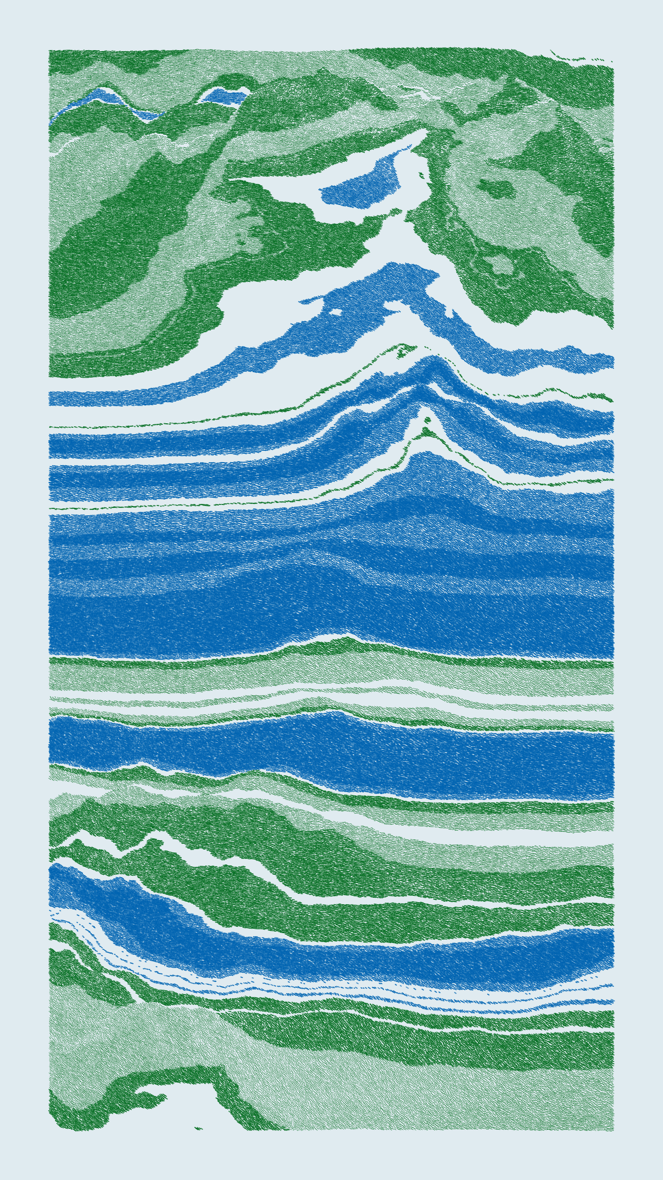 Art Blocks - Art Blocks v2 - Meridian #695 - NFT # 163000695