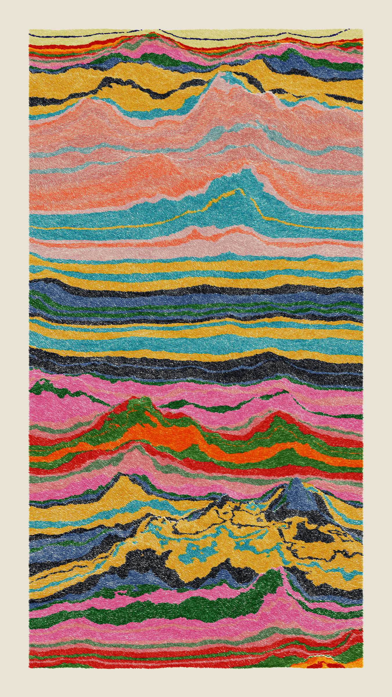 Art Blocks - Art Blocks v2 - Meridian #698 - NFT # 163000698