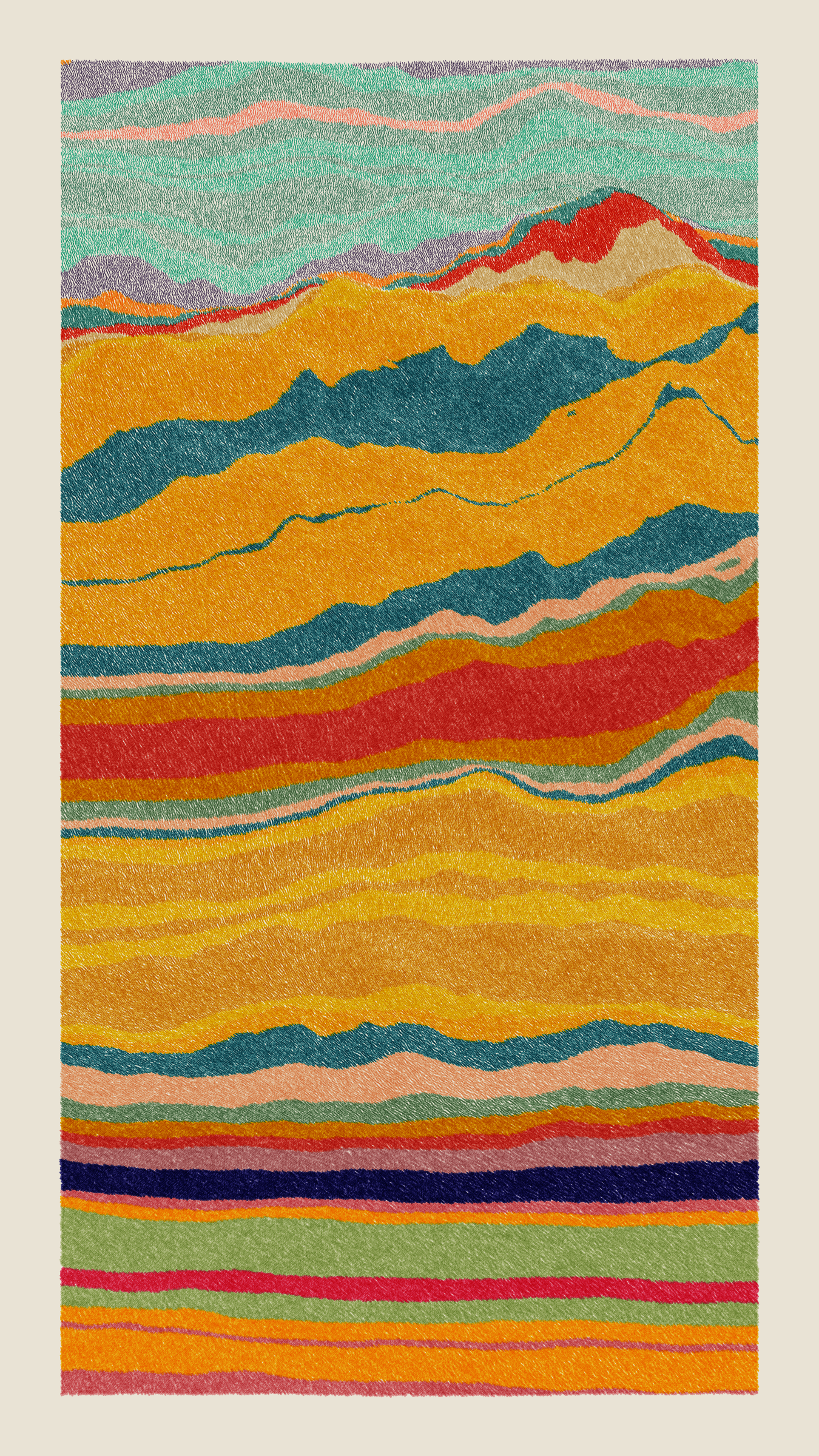 Art Blocks - Art Blocks v2 - Meridian #701 - NFT # 163000701
