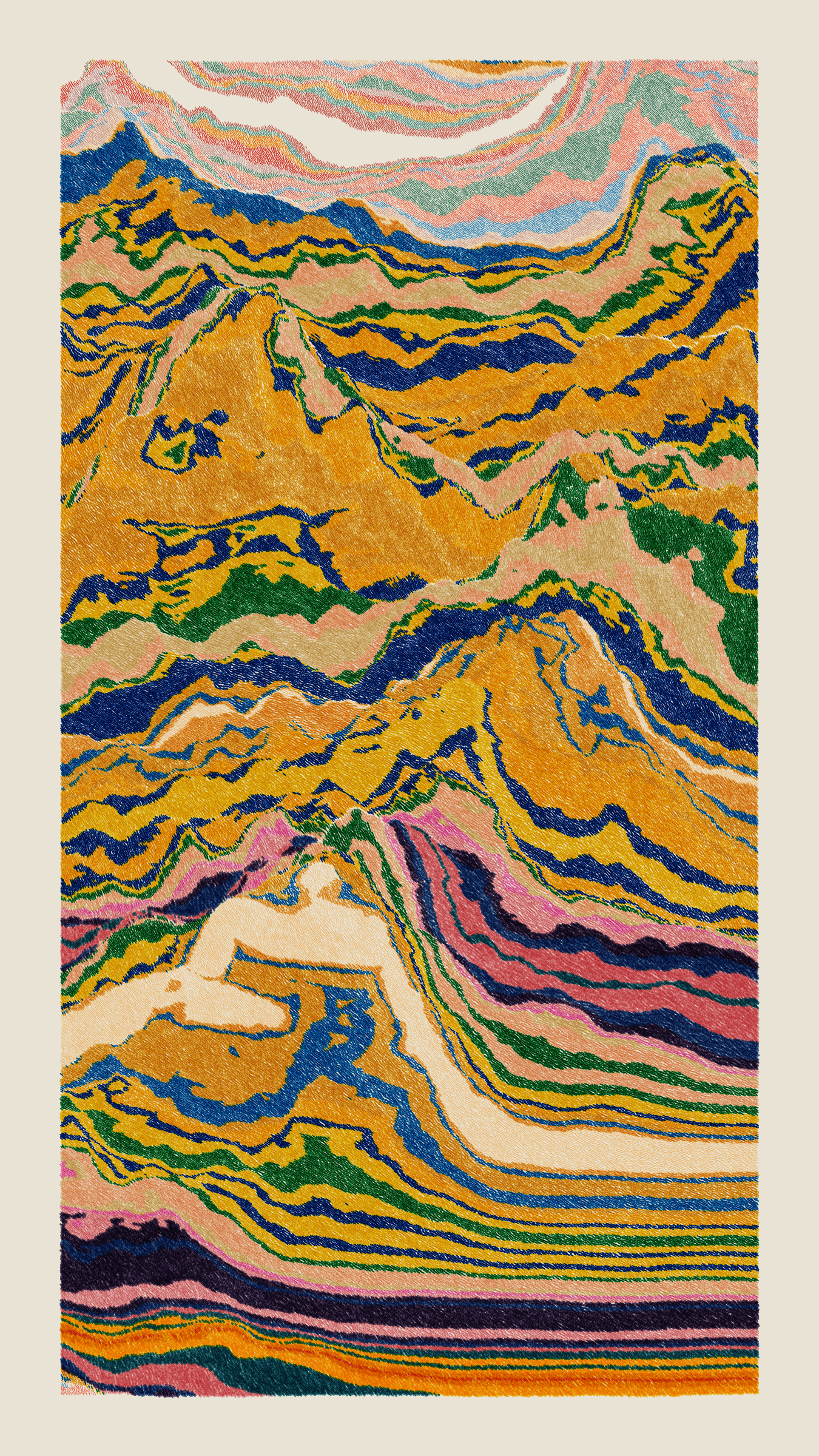 Art Blocks - Art Blocks v2 - Meridian #702 - NFT # 163000702