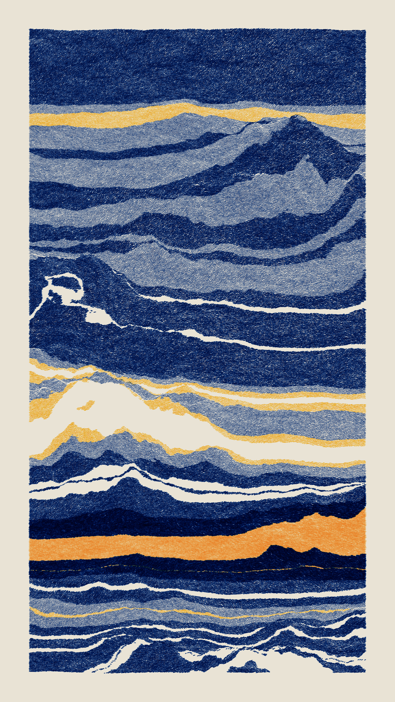 Art Blocks - Art Blocks v2 - Meridian #709 - NFT # 163000709