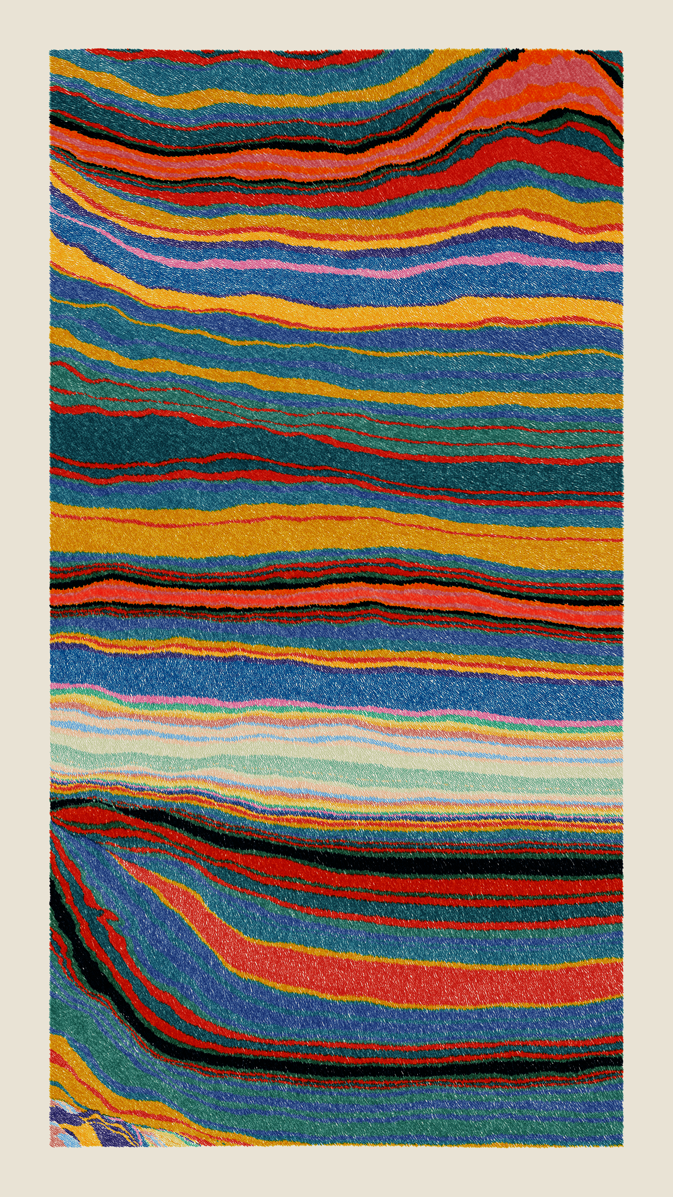 Art Blocks - Art Blocks v2 - Meridian #712 - NFT # 163000712