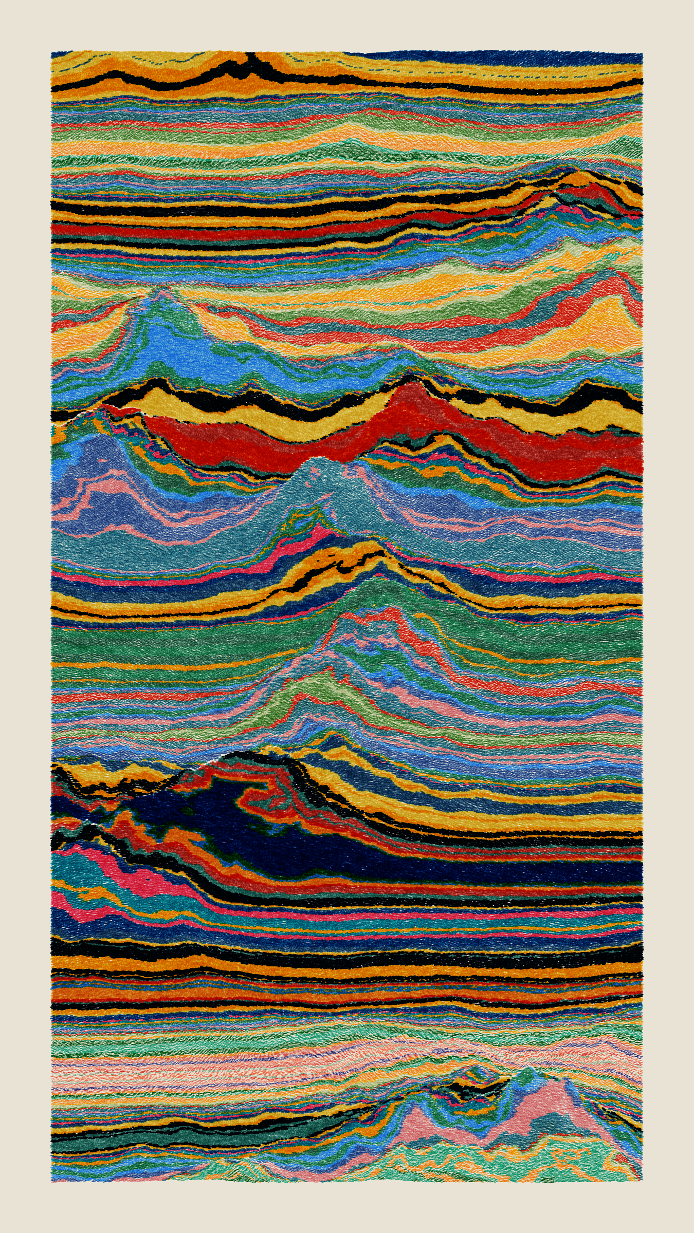 Art Blocks - Art Blocks v2 - Meridian #724 - NFT # 163000724