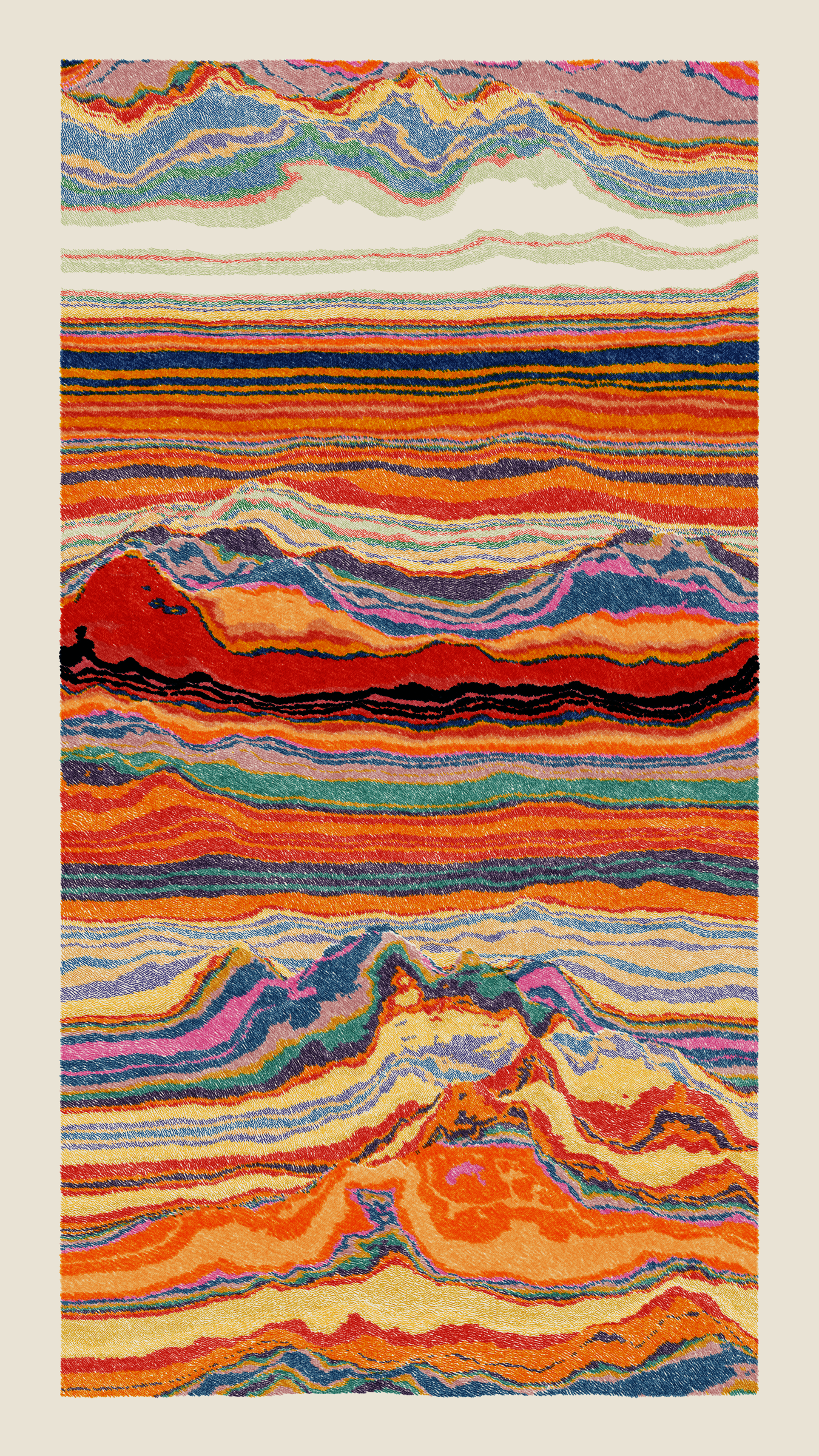 Art Blocks - Art Blocks v2 - Meridian #732 - NFT # 163000732