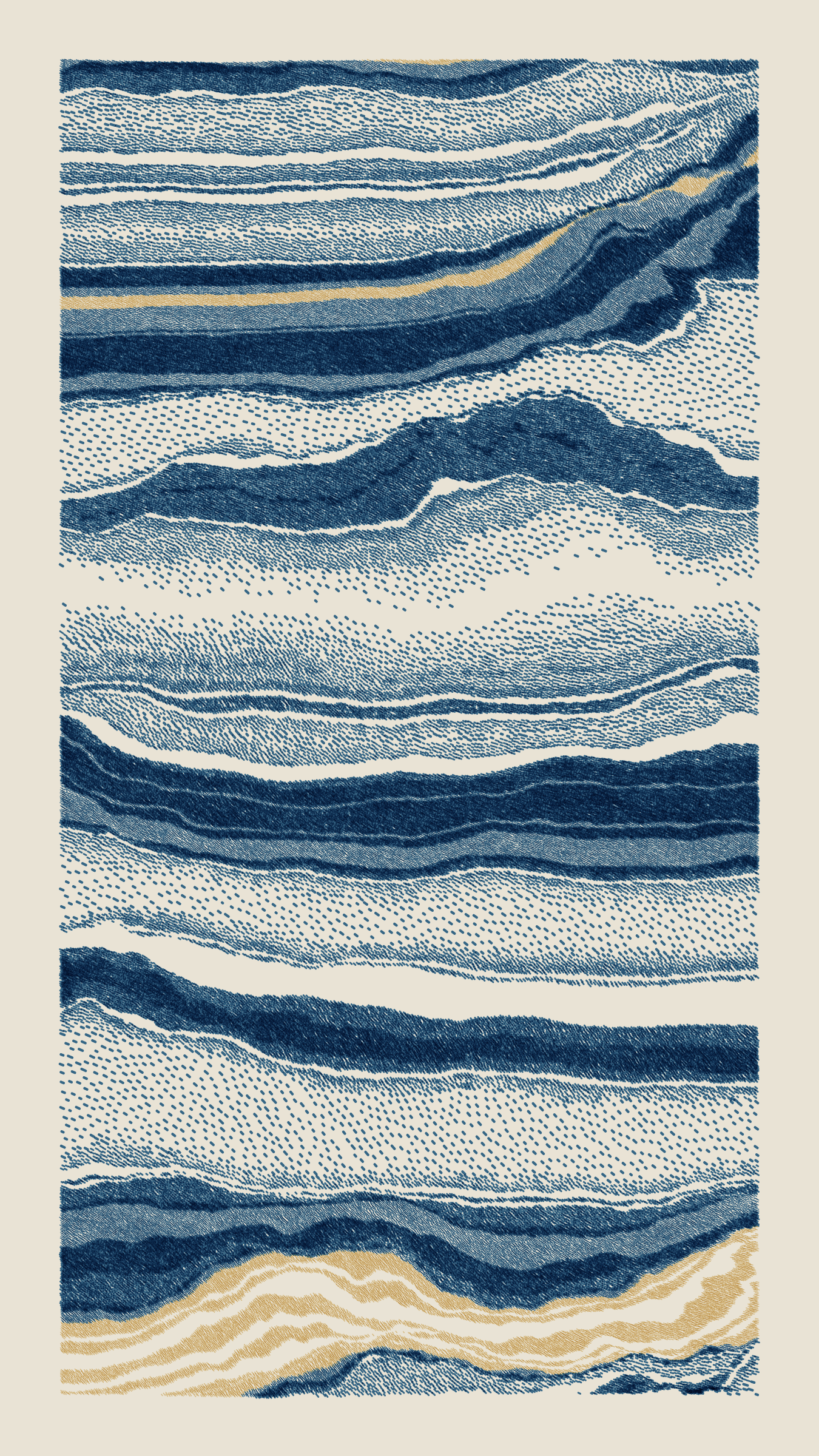 Art Blocks - Art Blocks v2 - Meridian #753 - NFT # 163000753