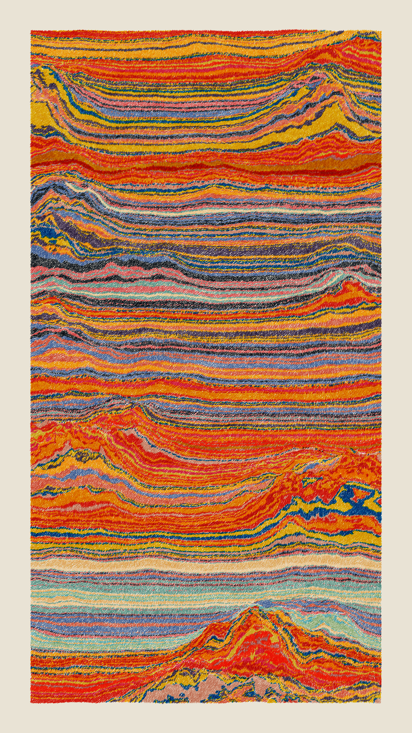 Art Blocks - Art Blocks v2 - Meridian #755 - NFT # 163000755