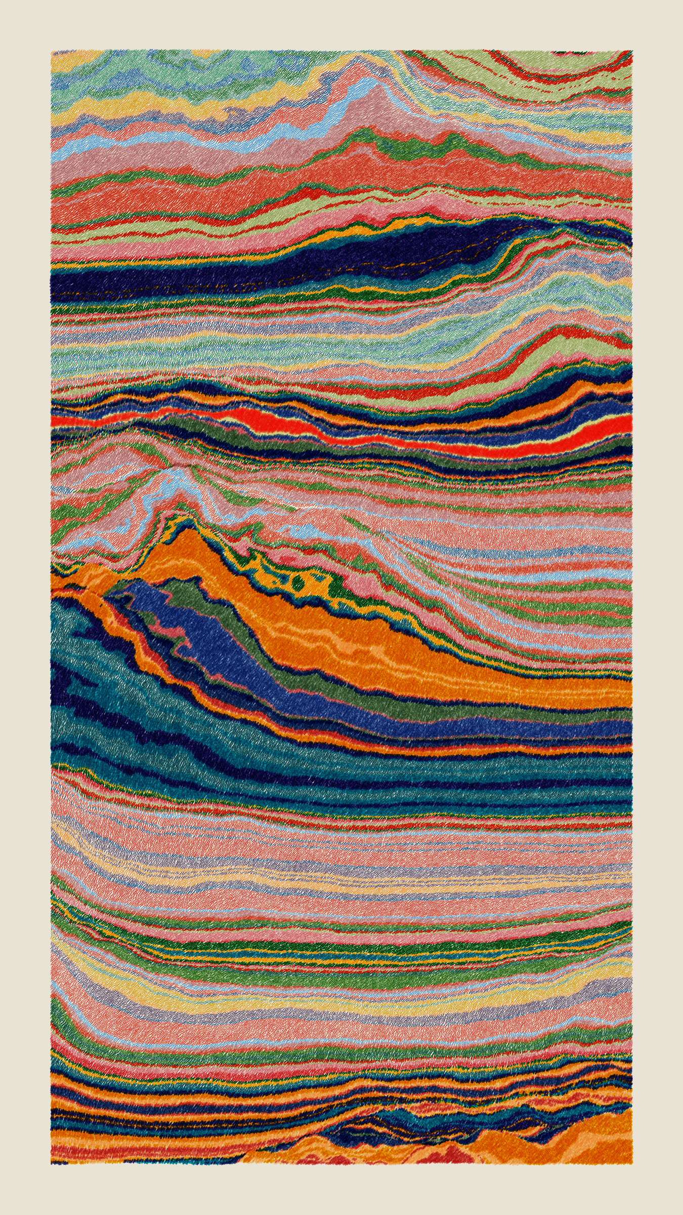 Art Blocks - Art Blocks v2 - Meridian #760 - NFT # 163000760