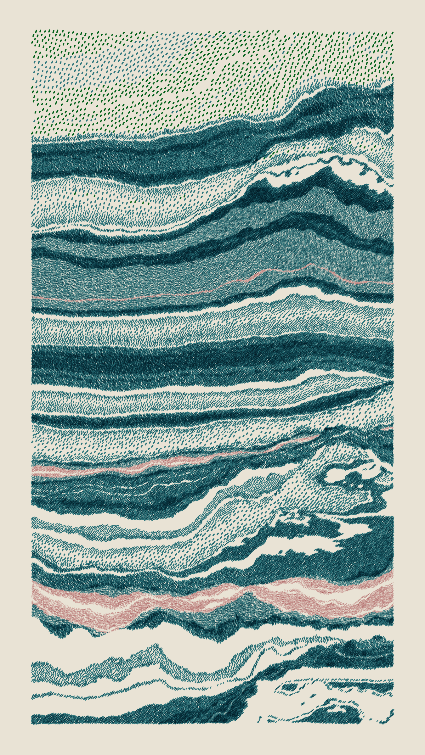 Art Blocks - Art Blocks v2 - Meridian #788 - NFT # 163000788