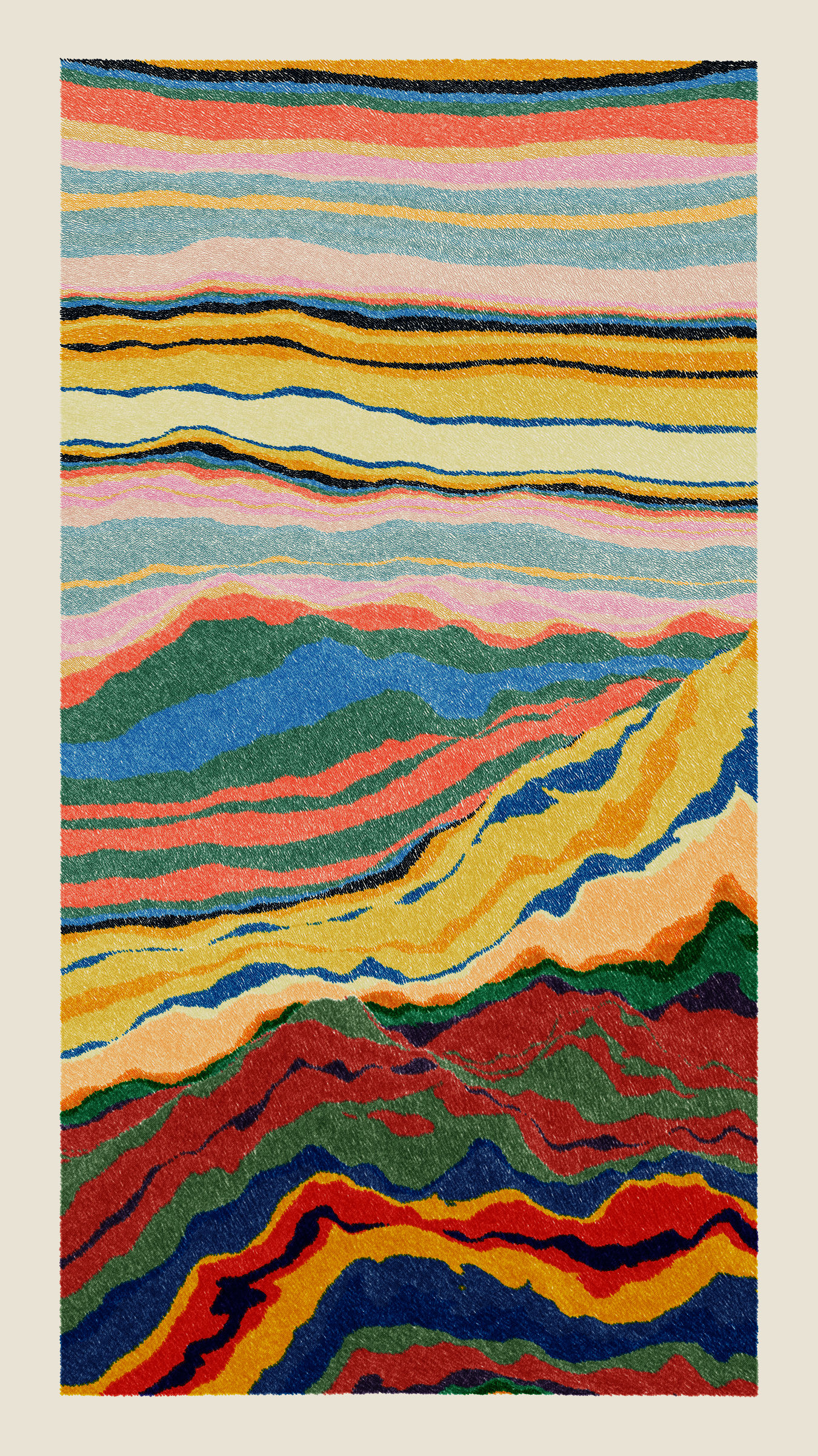 Art Blocks - Art Blocks v2 - Meridian #791 - NFT # 163000791