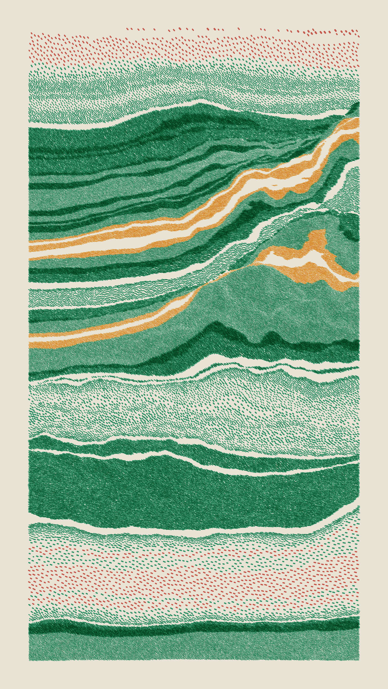 Art Blocks - Art Blocks v2 - Meridian #799 - NFT # 163000799