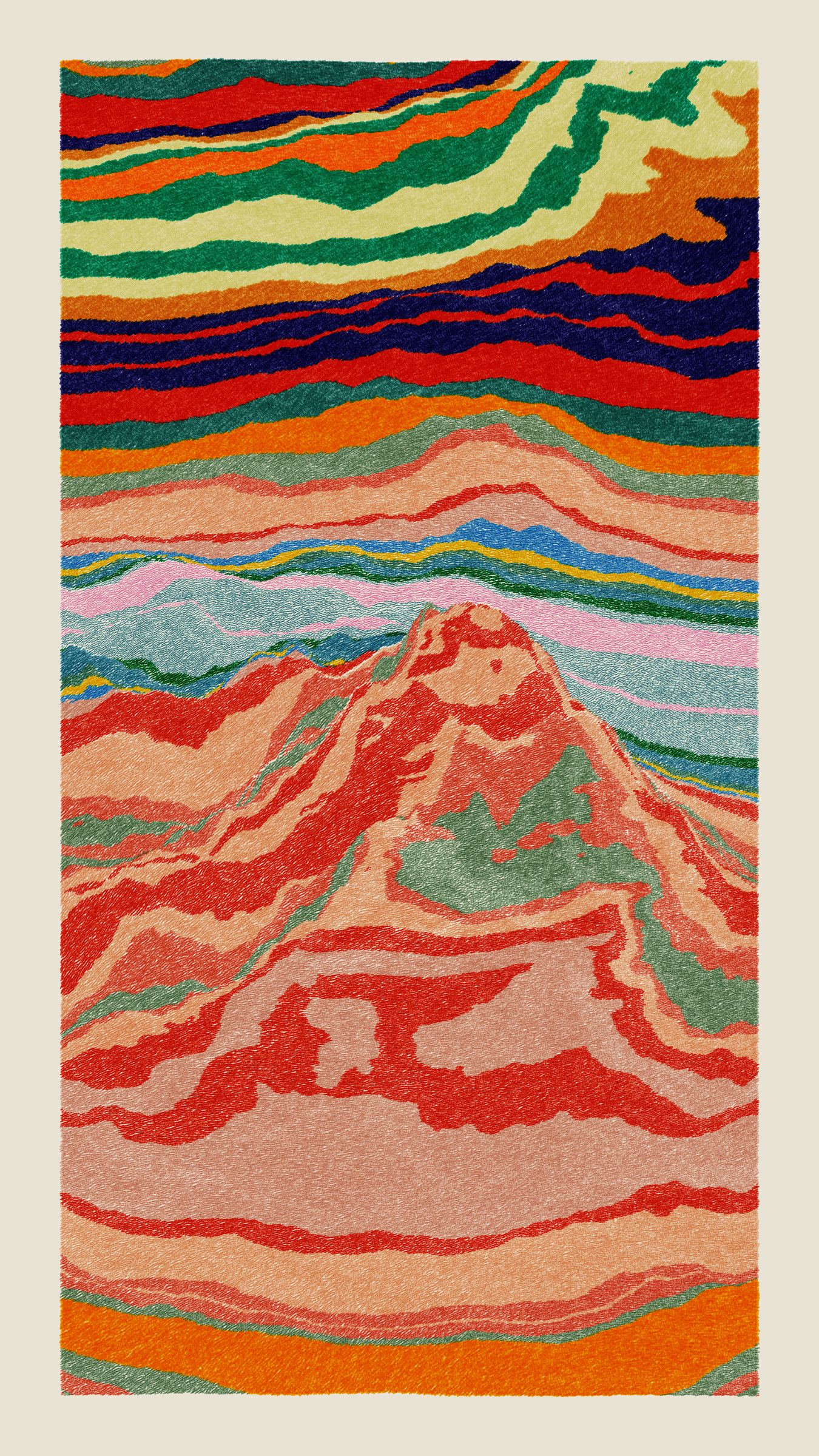 Art Blocks - Art Blocks v2 - Meridian #806 - NFT # 163000806