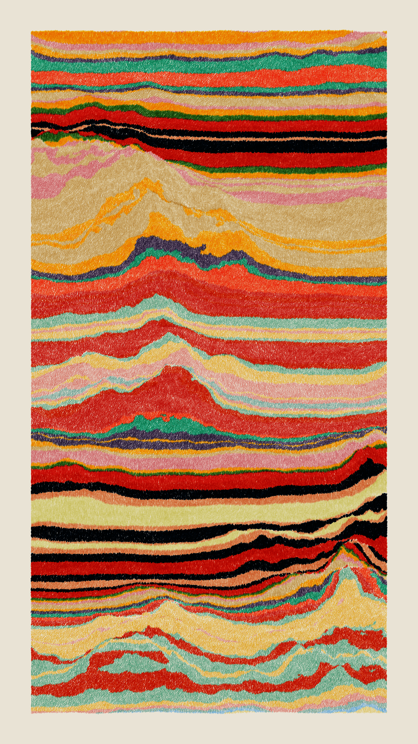 Art Blocks - Art Blocks v2 - Meridian #820 - NFT # 163000820